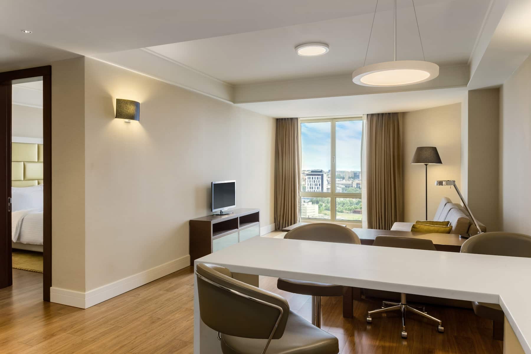 Guest room at the Wyndham Grand Istanbul Europe in Istanbul, Other than US/Canada
