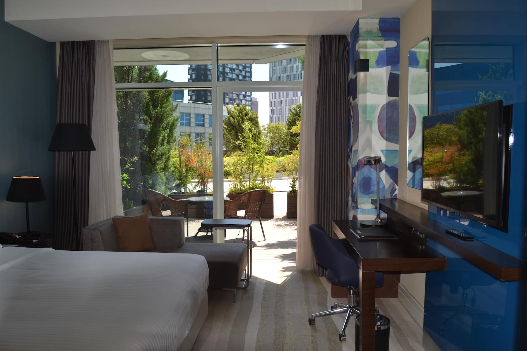 Guest room at the Wyndham Grand Istanbul Europe in Istanbul, Other than US/Canada