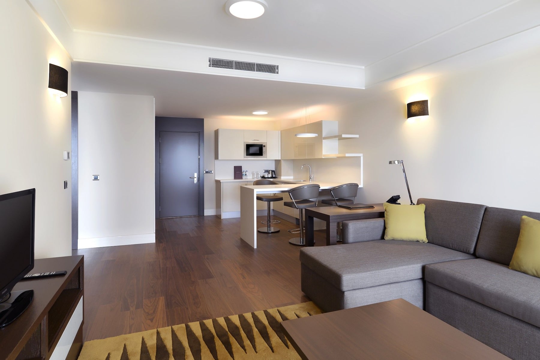Guest room at the Wyndham Grand Istanbul Europe in Istanbul, Other than US/Canada