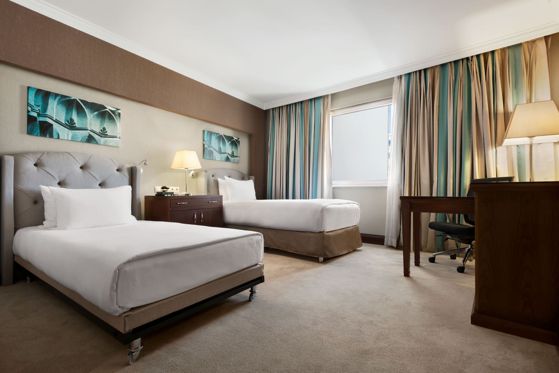 Guest room at the Wyndham Grand Kayseri in Kayseri, Other than US/Canada