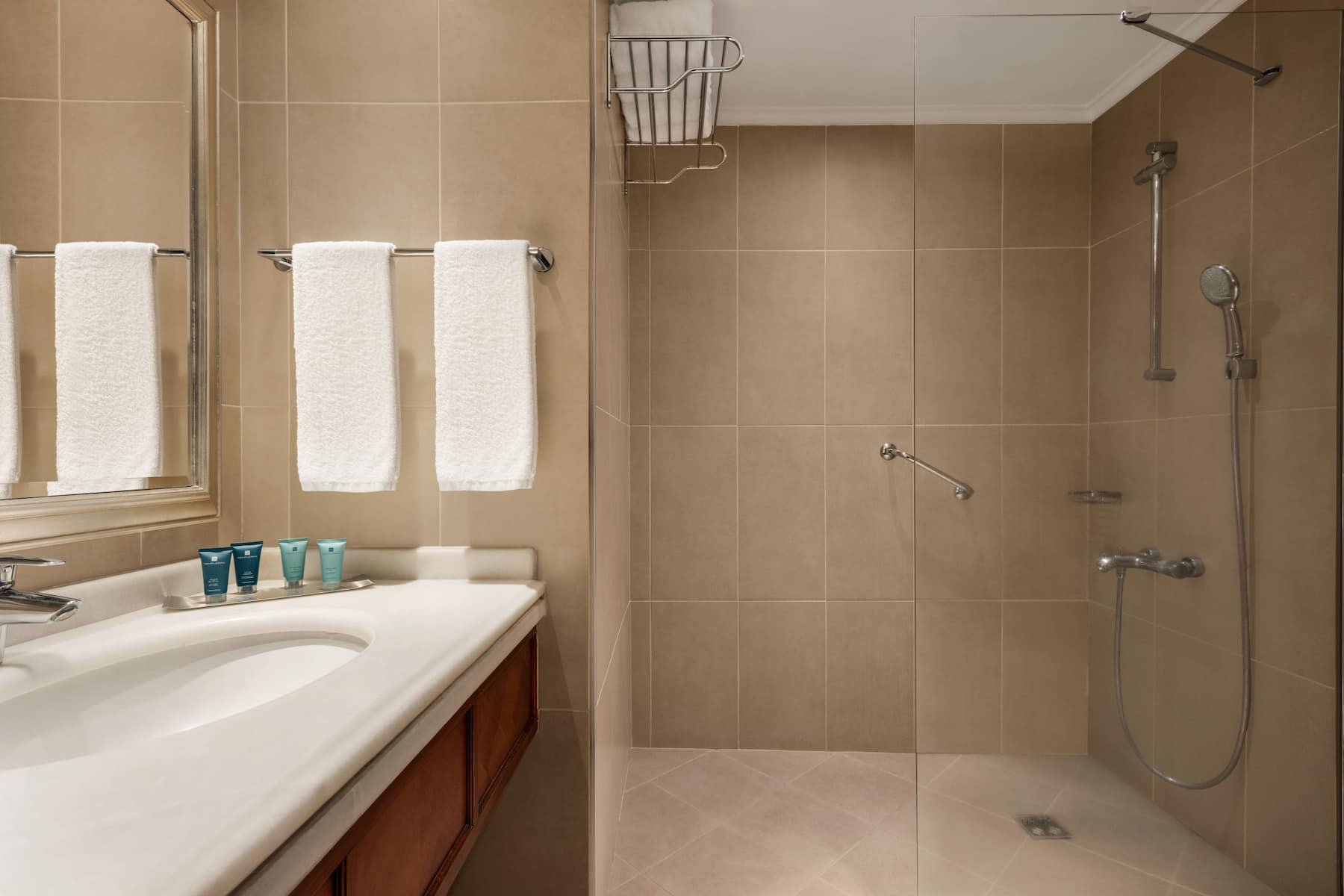 Guest room bath at the Wyndham Grand Kayseri in Kayseri, Other than US/Canada