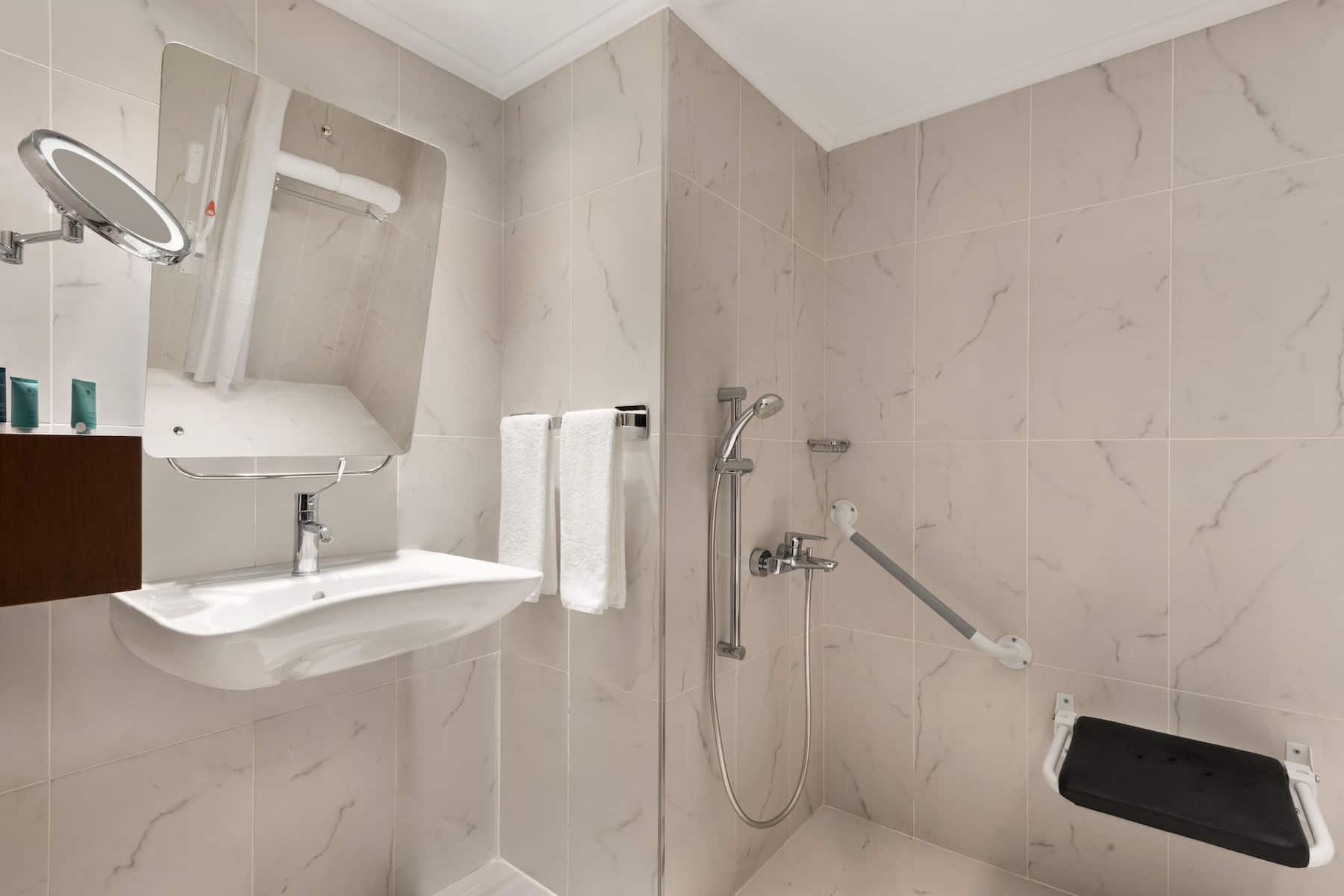 Guest room bath at the Wyndham Grand Kayseri in Kayseri, Other than US/Canada