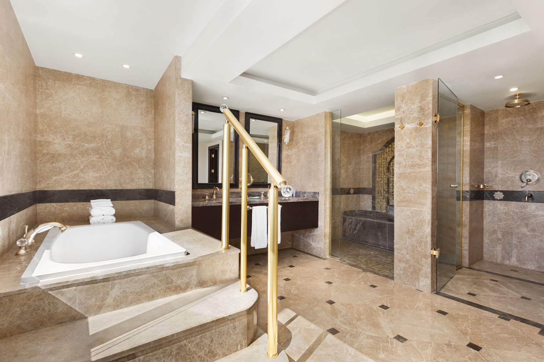 Guest room bath at the Wyndham Grand Kayseri in Kayseri, Other than US/Canada