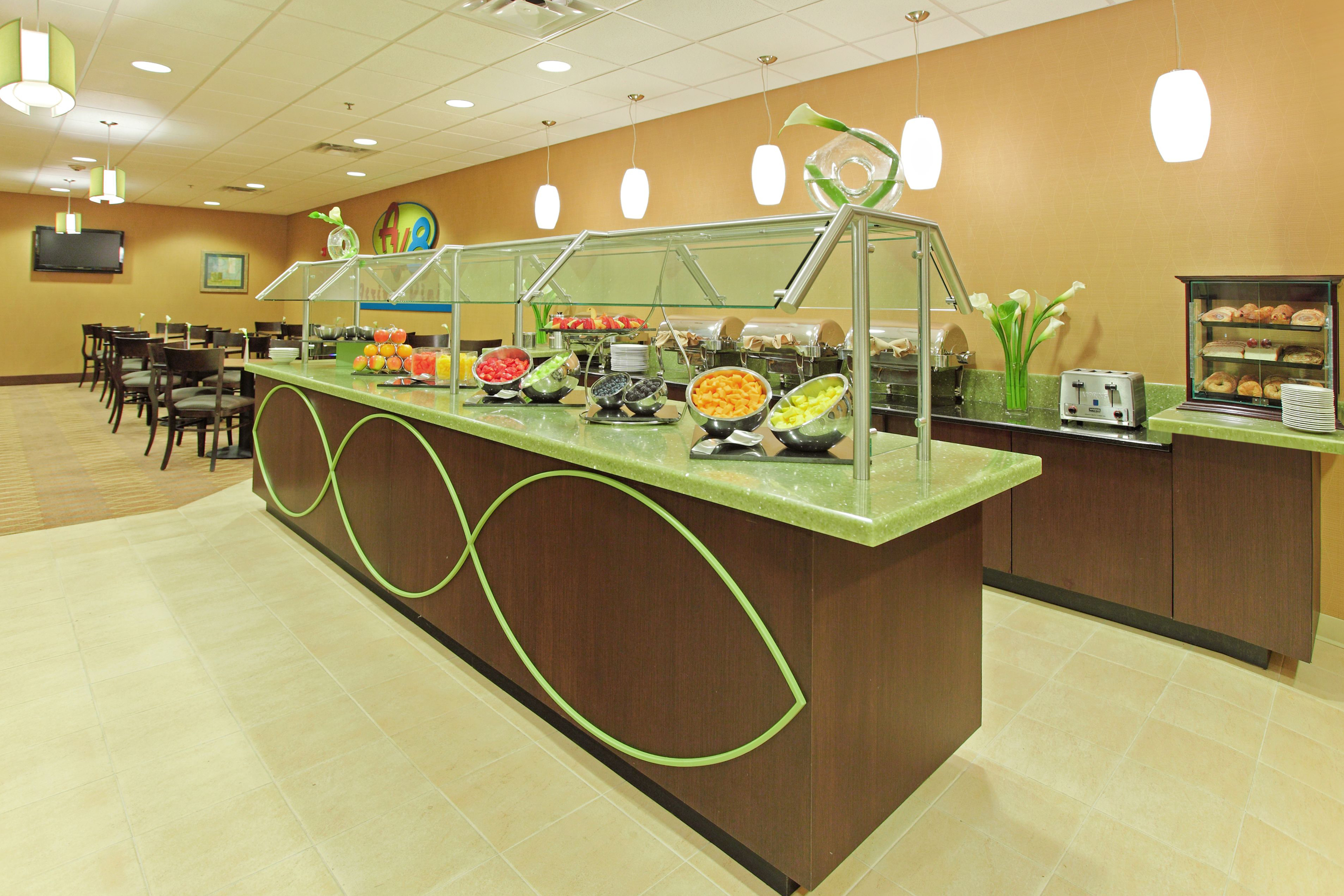 Free breakfast at Wyndham Grand Executive Center Little Rock Airport in Little Rock, Arkansas