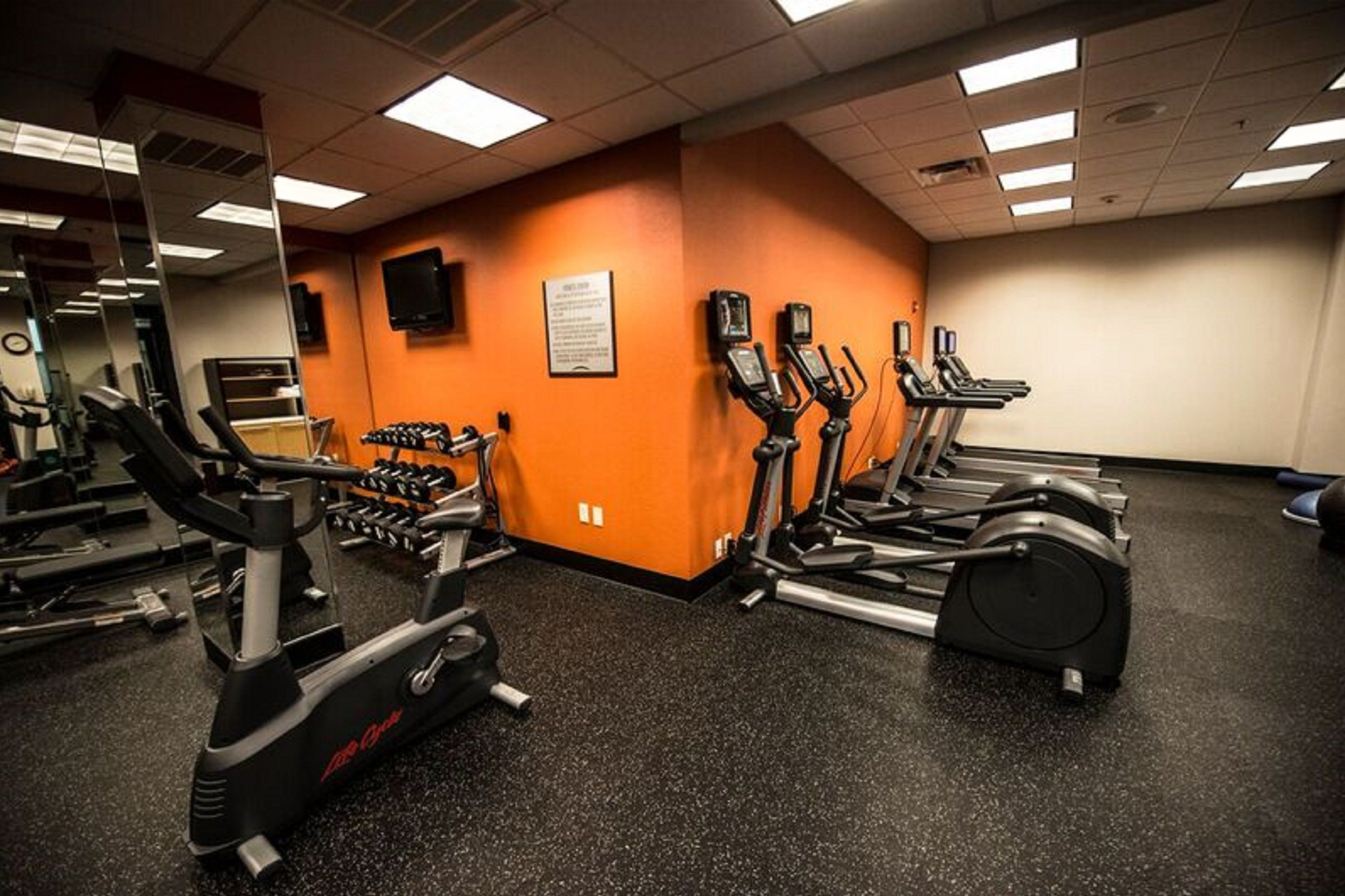 Fitness room at Wyndham Grand Executive Center Little Rock Airport in Little Rock, Arkansas