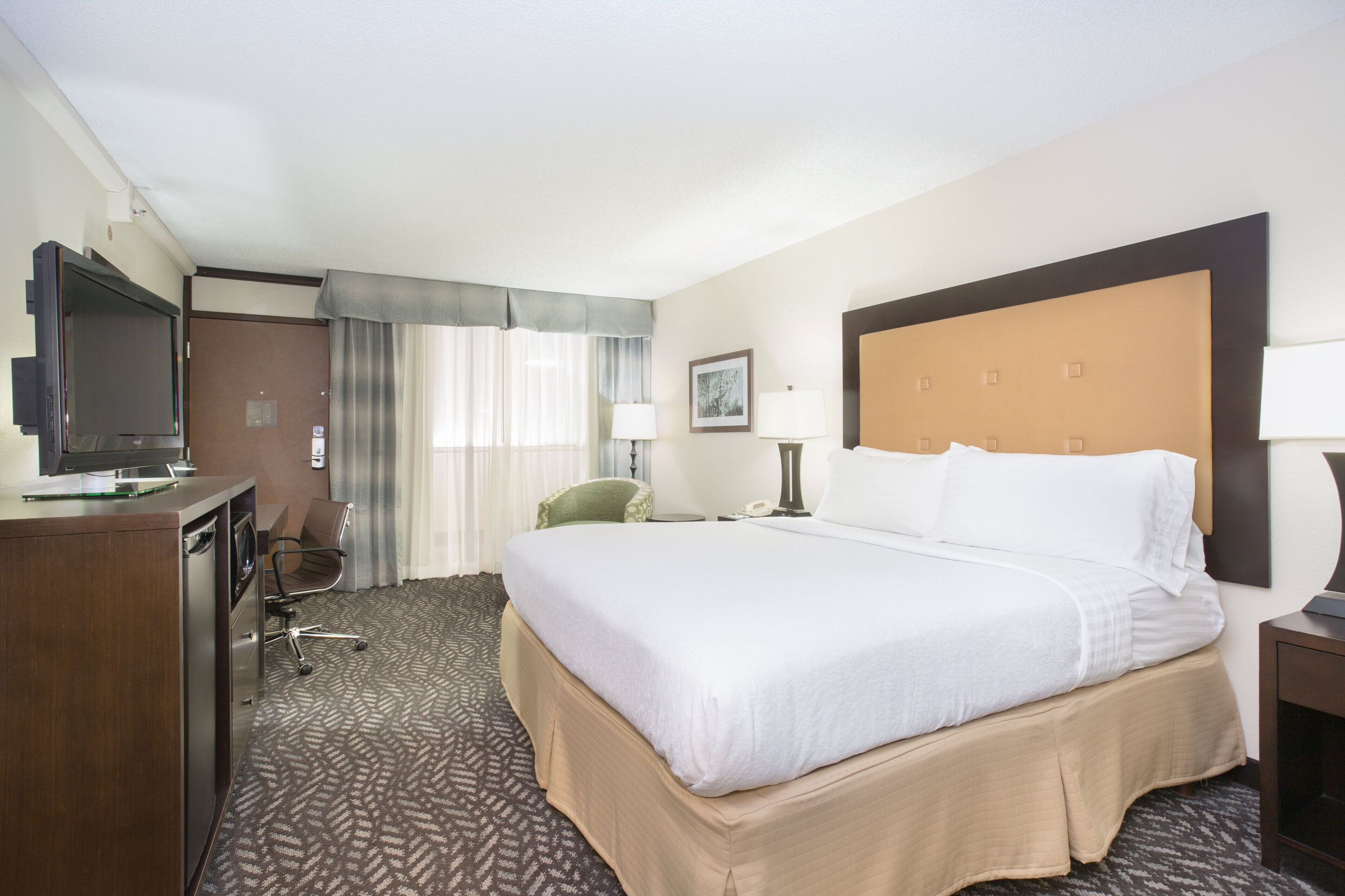 Guest room at the Wyndham Grand Executive Center Little Rock Airport in Little Rock, Arkansas