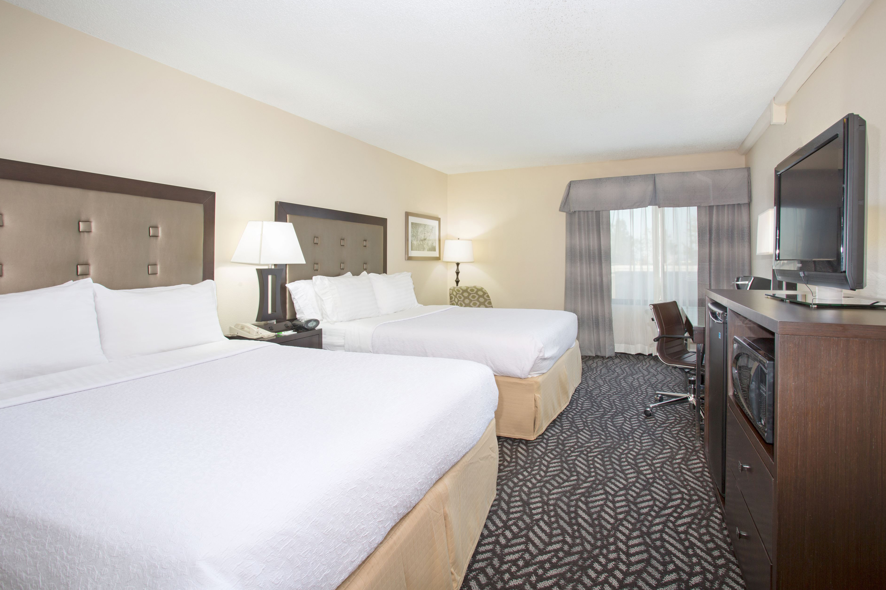 Guest room at the Wyndham Grand Executive Center Little Rock Airport in Little Rock, Arkansas