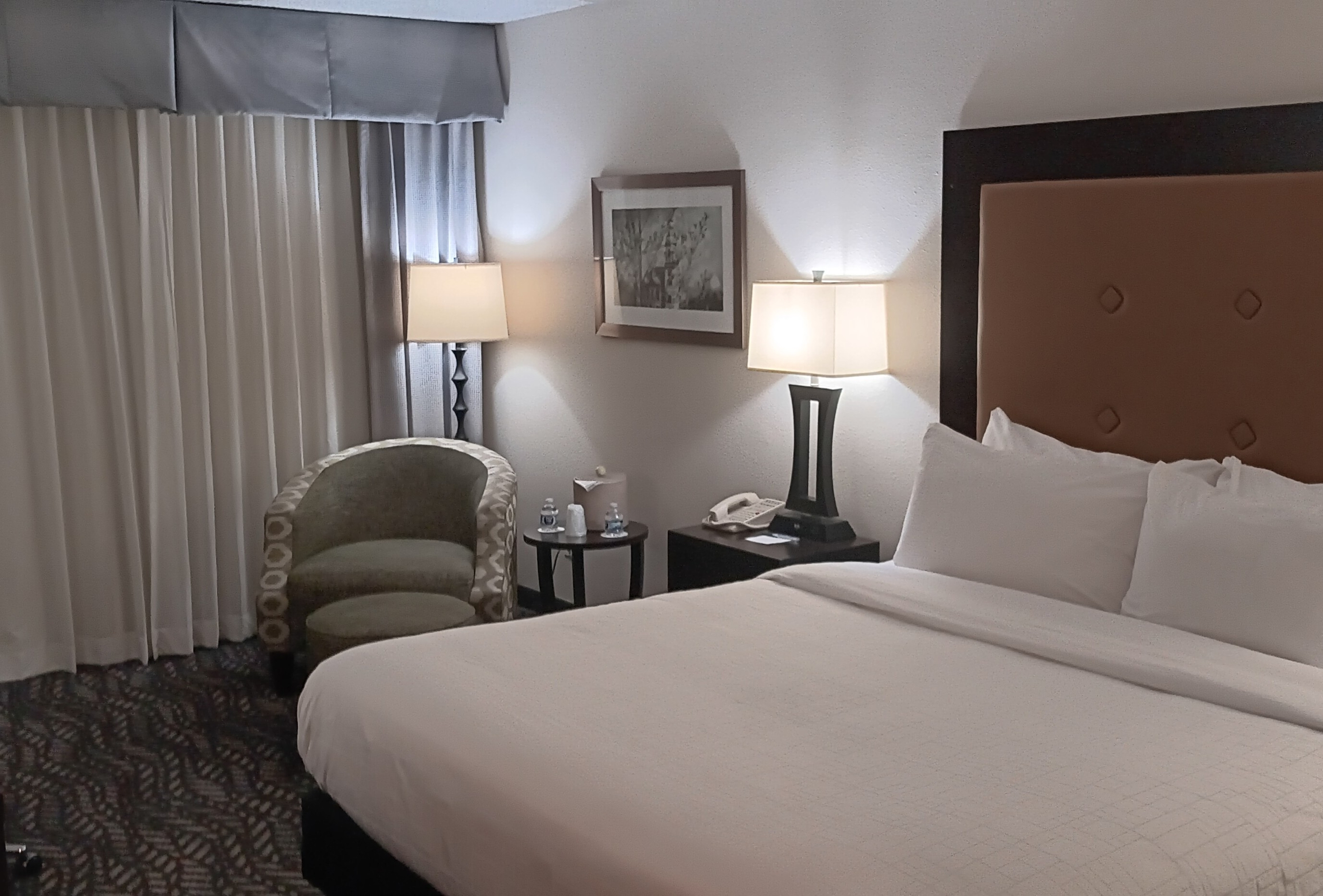 Guest room at the Wyndham Grand Executive Center Little Rock Airport in Little Rock, Arkansas