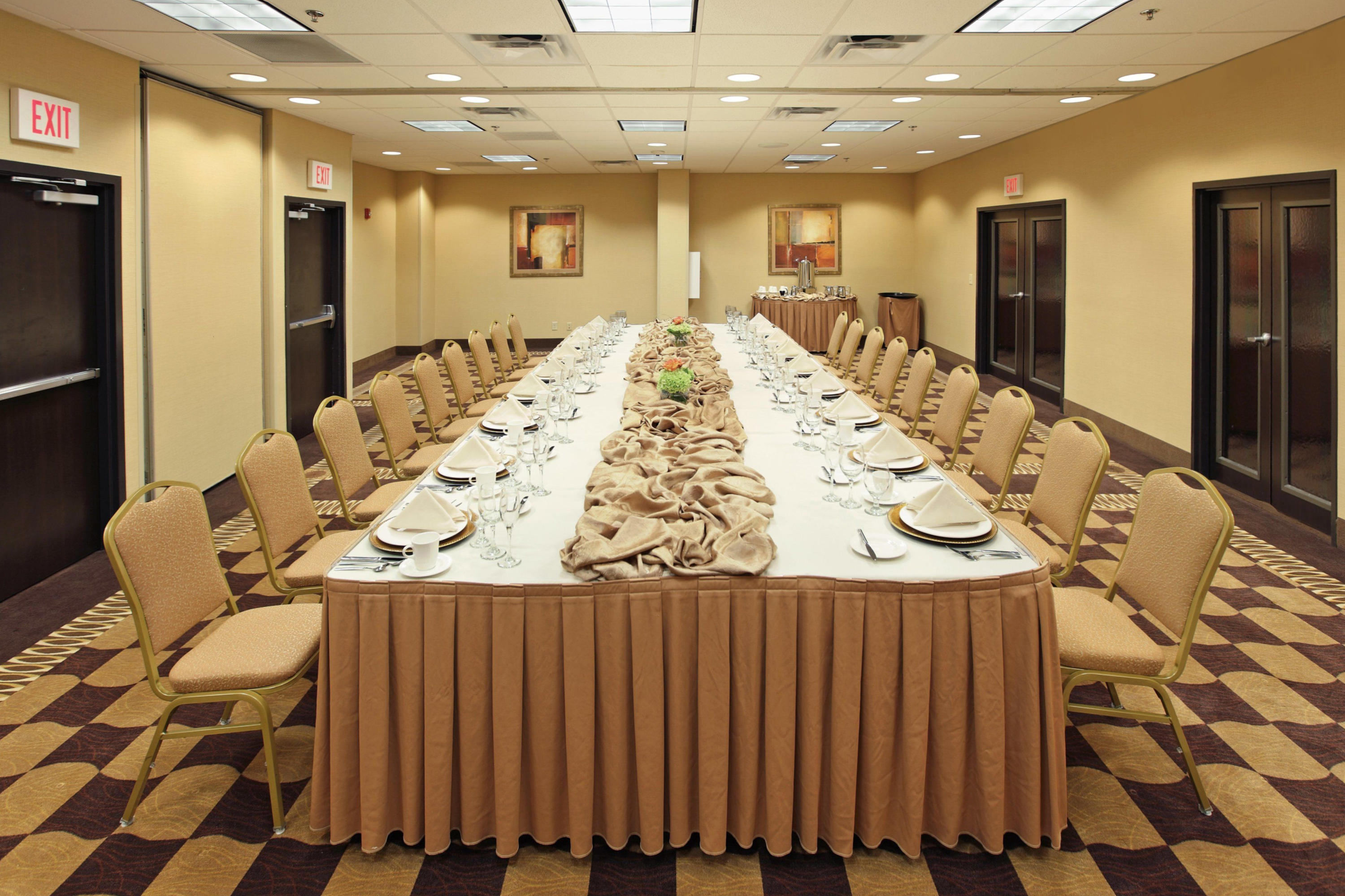 Meeting room at Wyndham Grand Executive Center Little Rock Airport in Little Rock, Arkansas