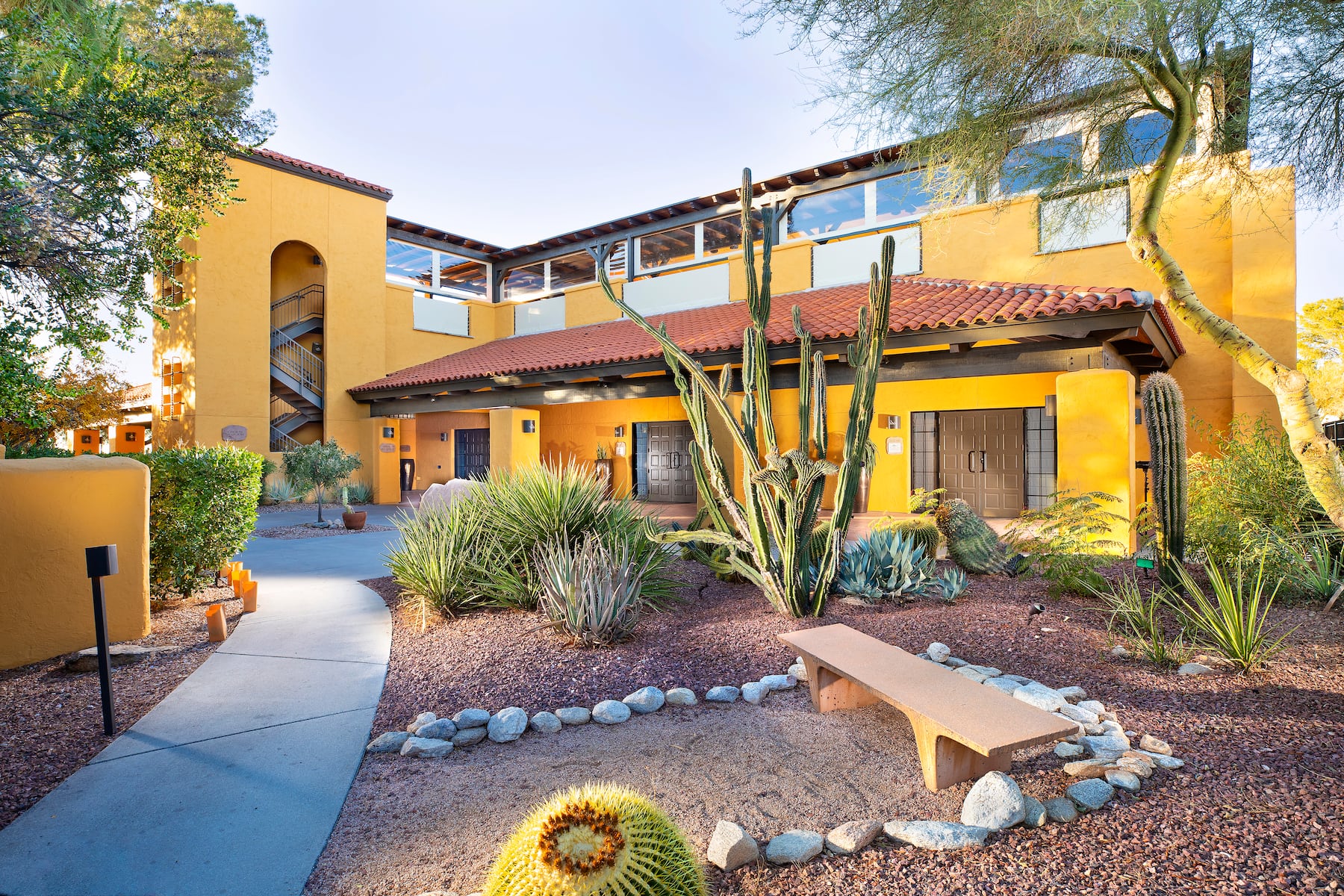 Exterior of Westward Look Wyndham Grand Resort and Spa hotel in Tucson, Arizona