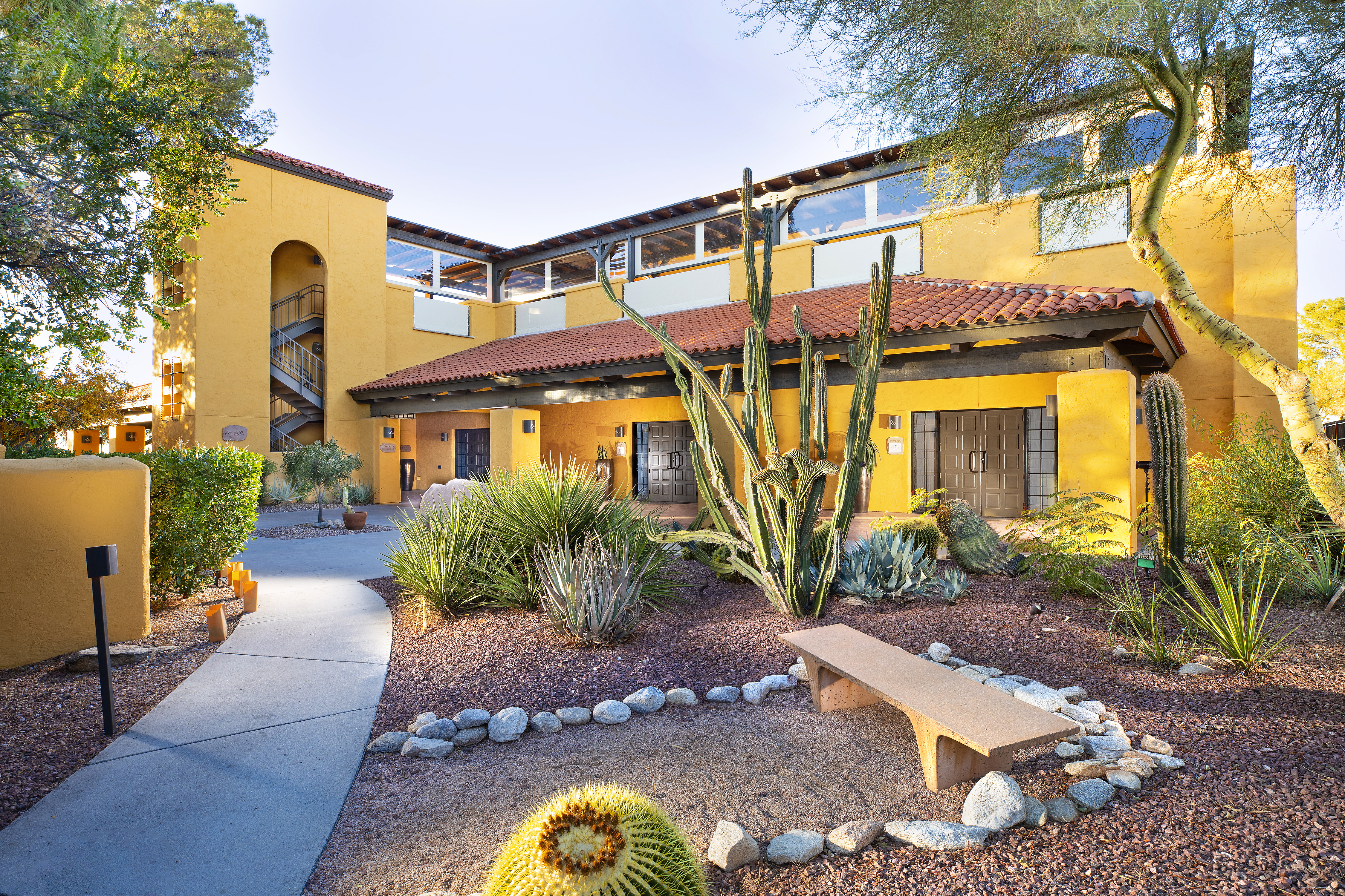 Exterior of Westward Look Wyndham Grand Resort and Spa hotel in Tucson, Arizona
