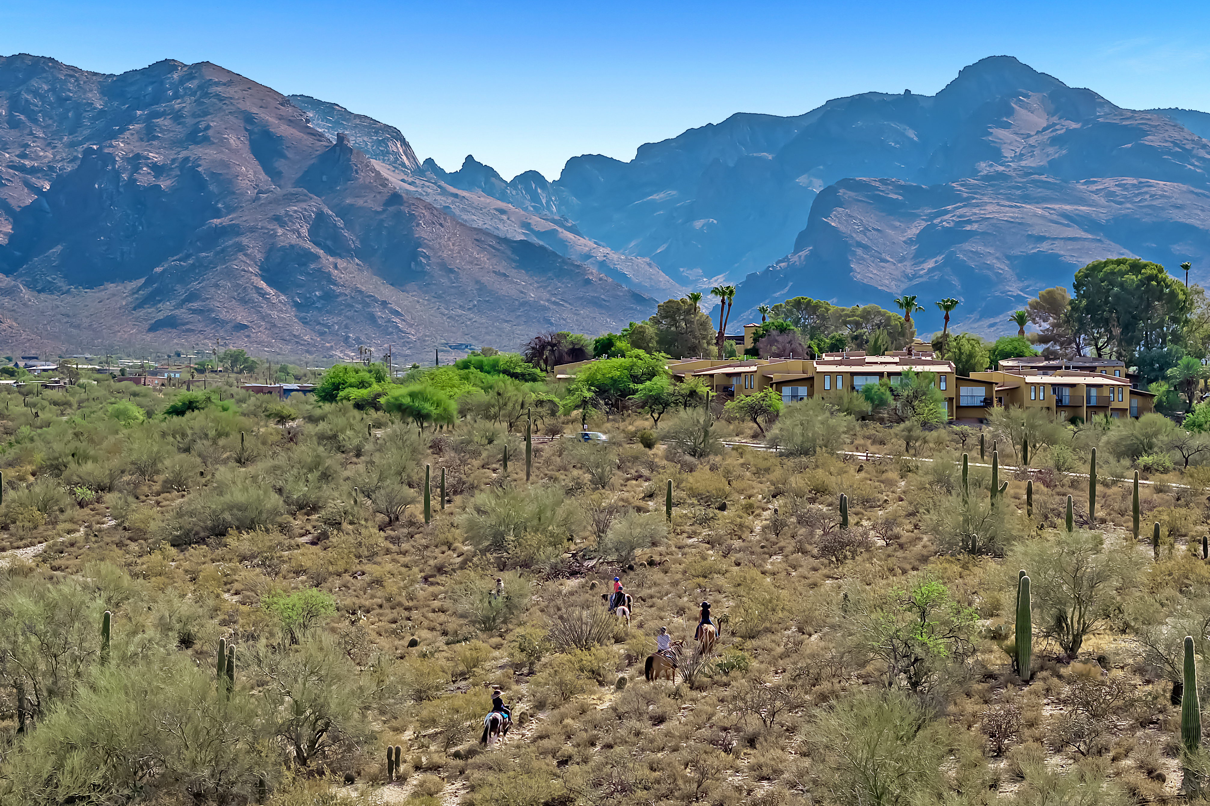 Exterior of Westward Look Wyndham Grand Resort and Spa hotel in Tucson, Arizona