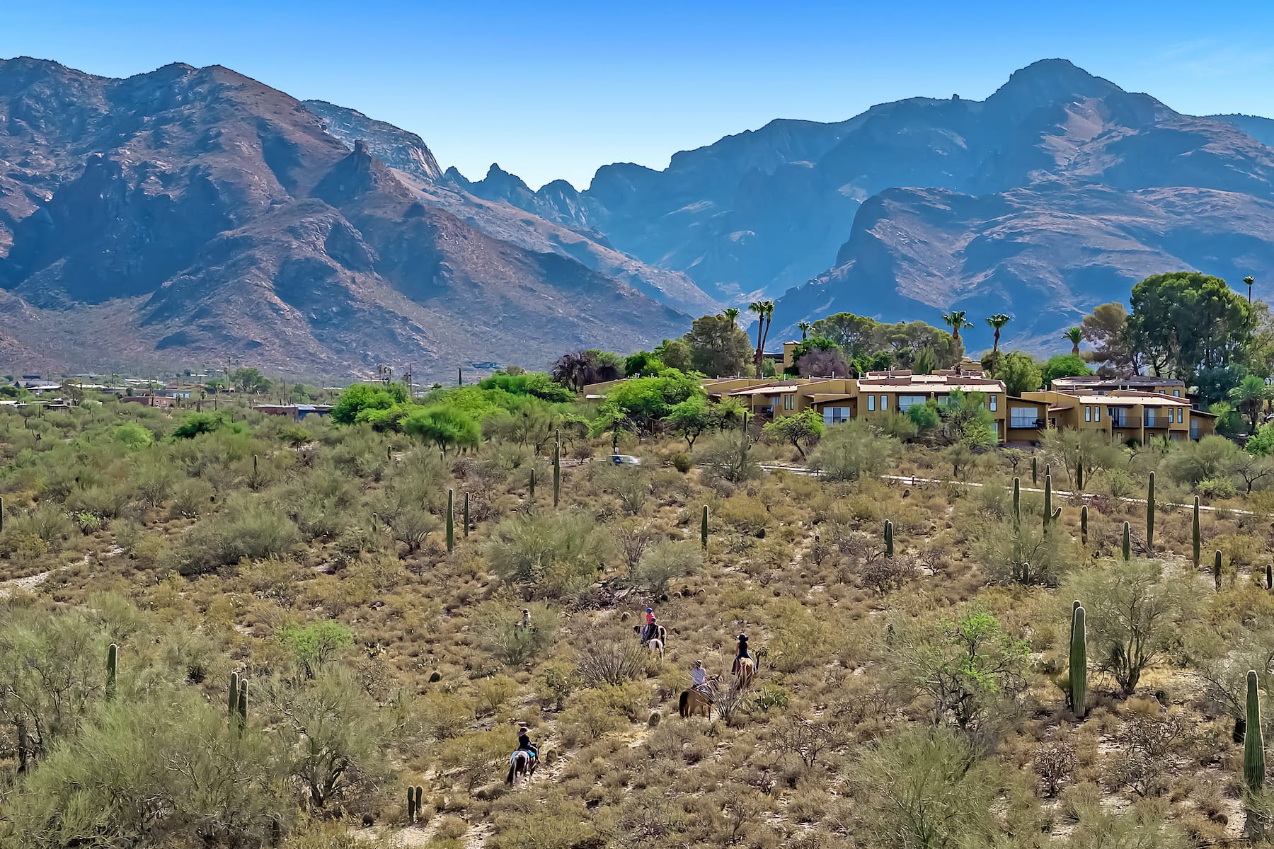 Exterior of Westward Look Wyndham Grand Resort and Spa hotel in Tucson, Arizona