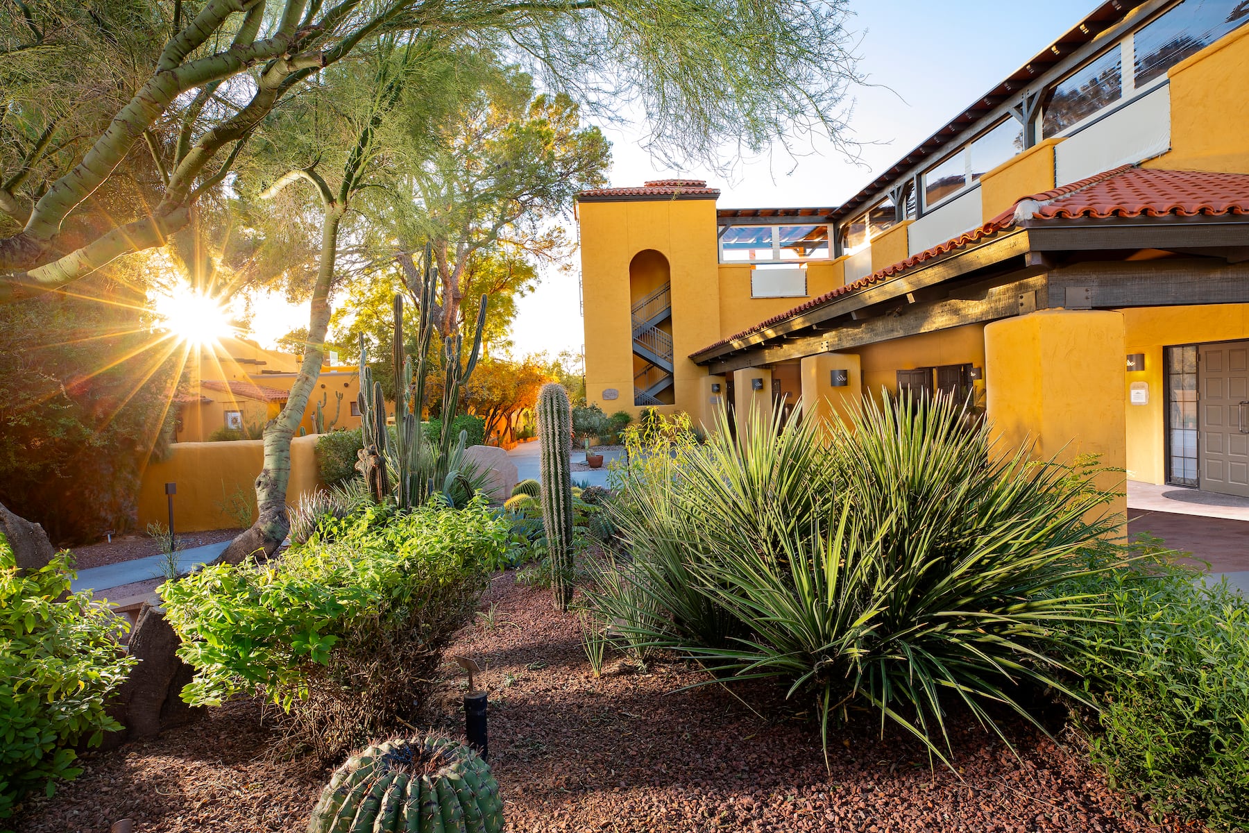 Exterior of Westward Look Wyndham Grand Resort and Spa hotel in Tucson, Arizona