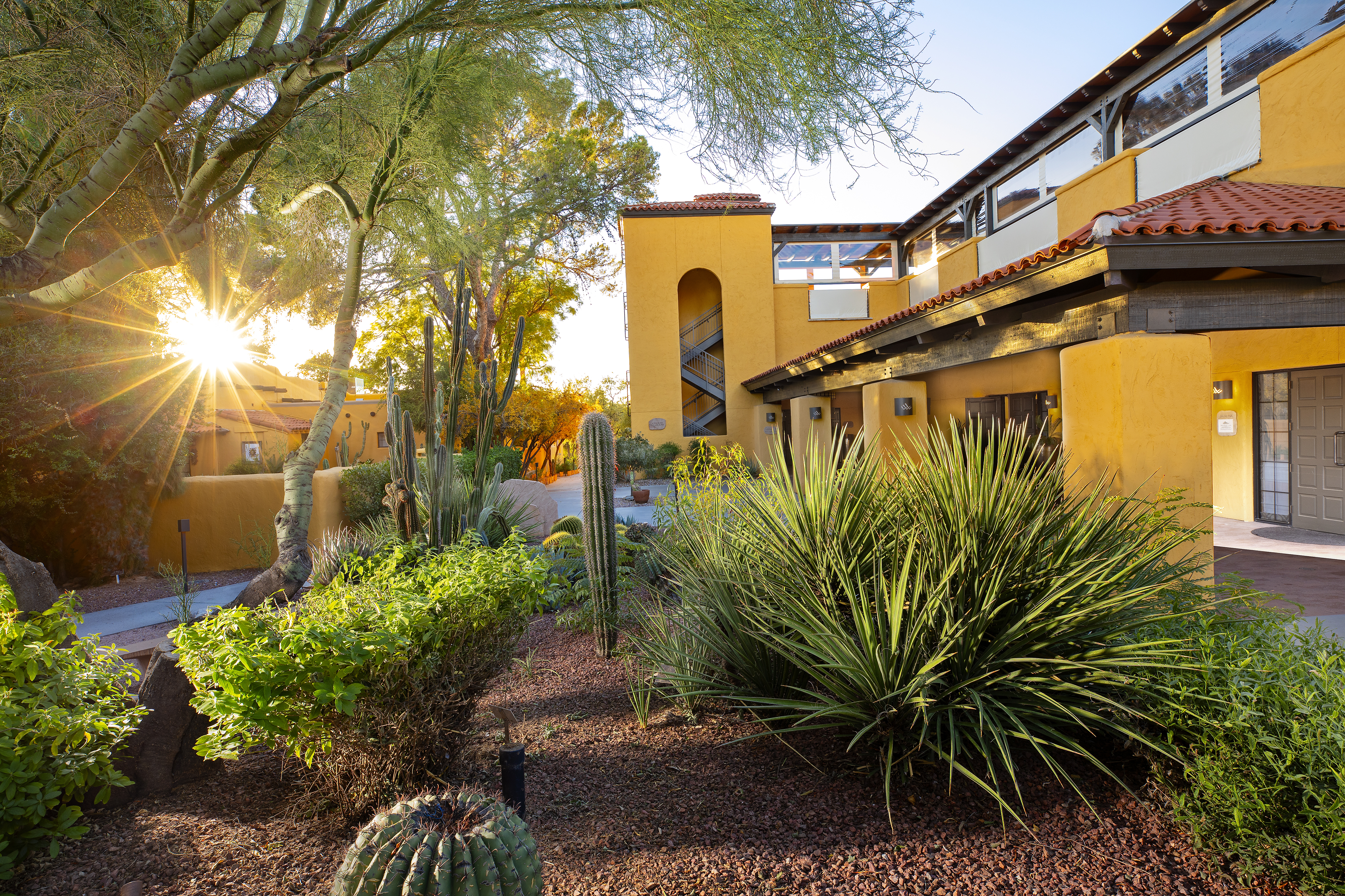 Exterior of Westward Look Wyndham Grand Resort and Spa hotel in Tucson, Arizona