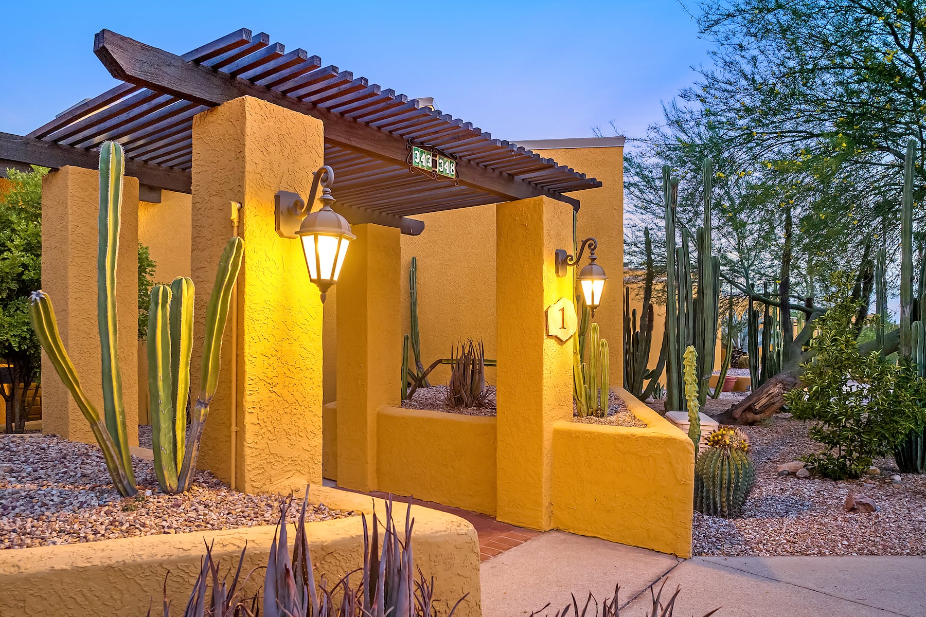 Exterior of Westward Look Wyndham Grand Resort and Spa hotel in Tucson, Arizona