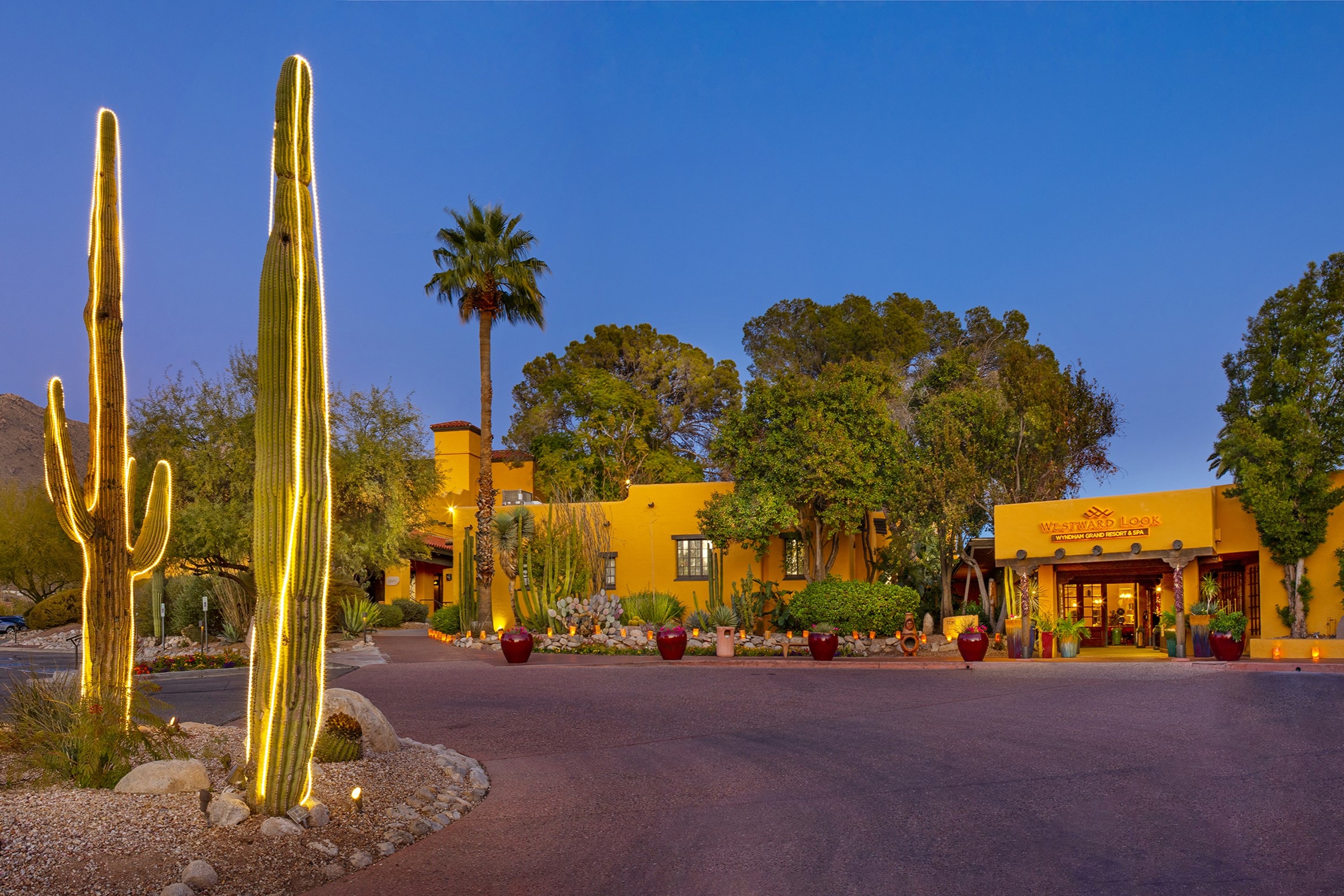 Exterior of Westward Look Wyndham Grand Resort and Spa hotel in Tucson, Arizona