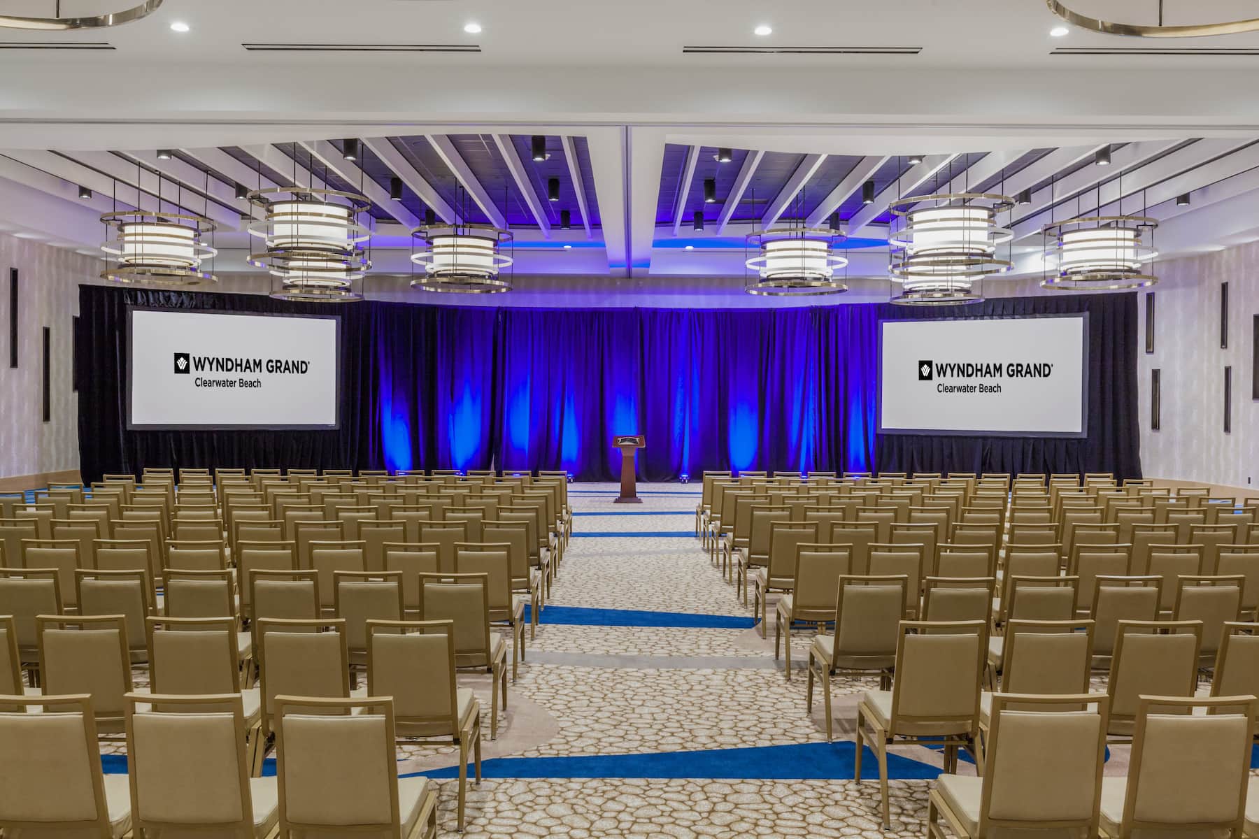 Wyndham Grand Clearwater Beach ballroom in Clearwater, Florida