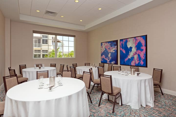 Wyndham Grand Jupiter at Harbourside Place ballroom in Jupiter, Florida