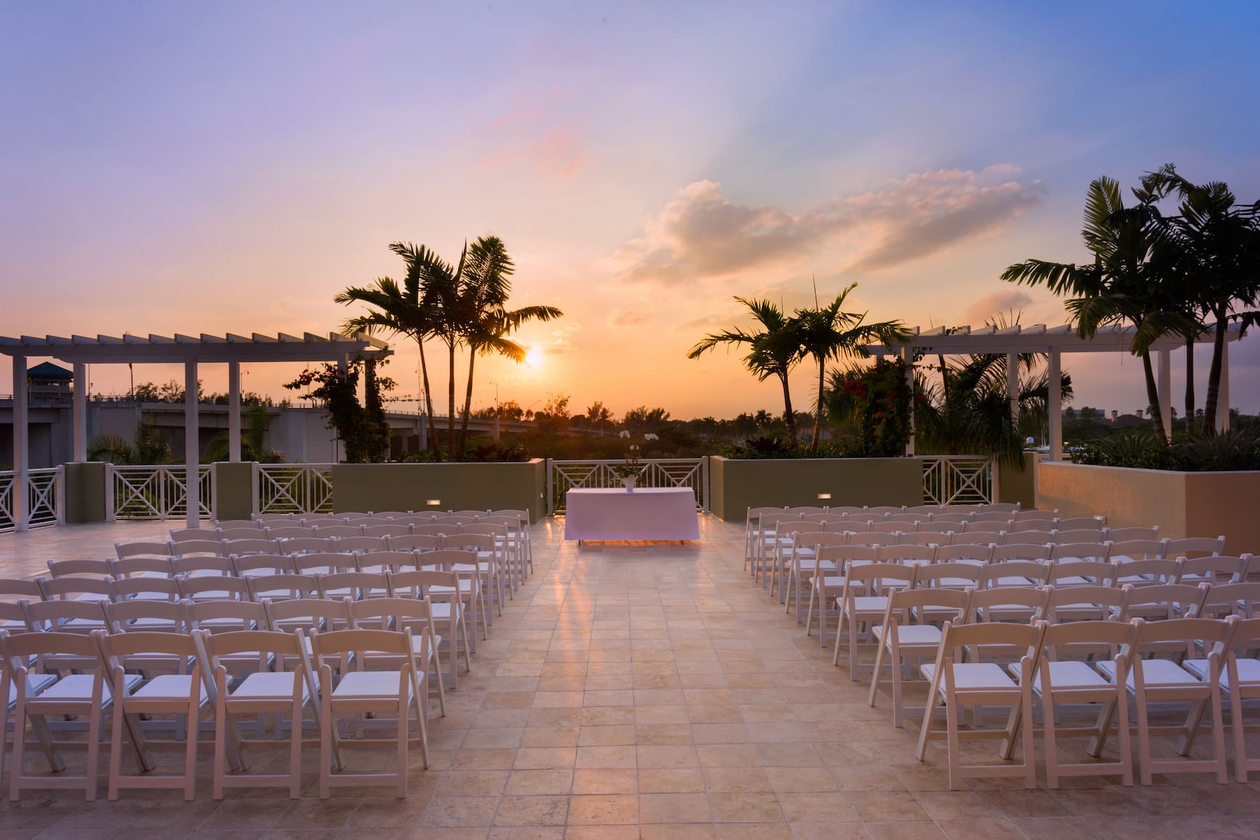 Wyndham Grand Jupiter at Harbourside Place ballroom in Jupiter, Florida