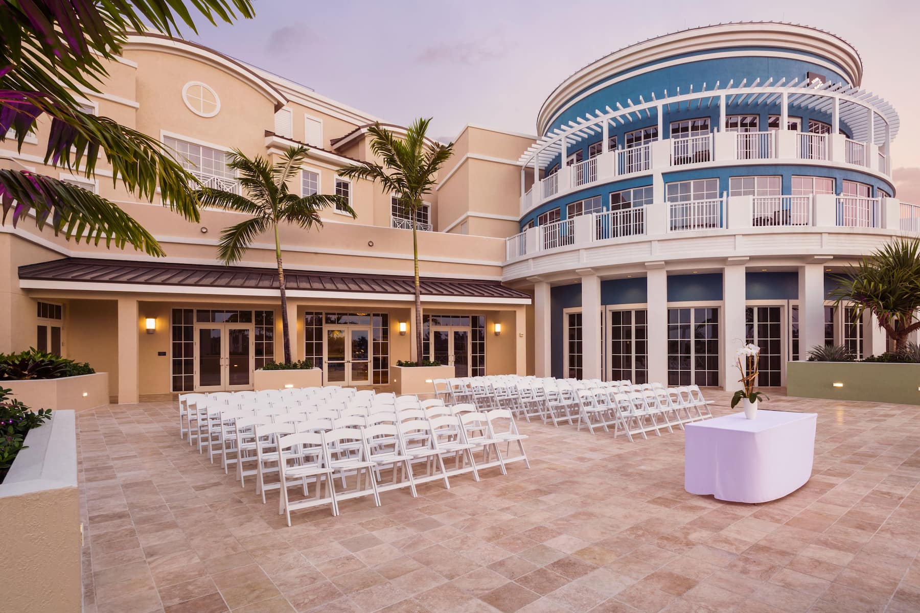 Wyndham Grand Jupiter at Harbourside Place ballroom in Jupiter, Florida