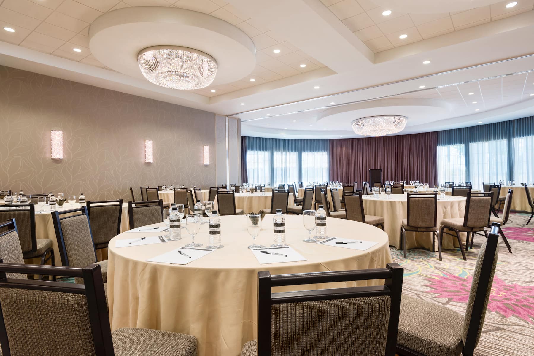 Wyndham Grand Jupiter at Harbourside Place ballroom in Jupiter, Florida