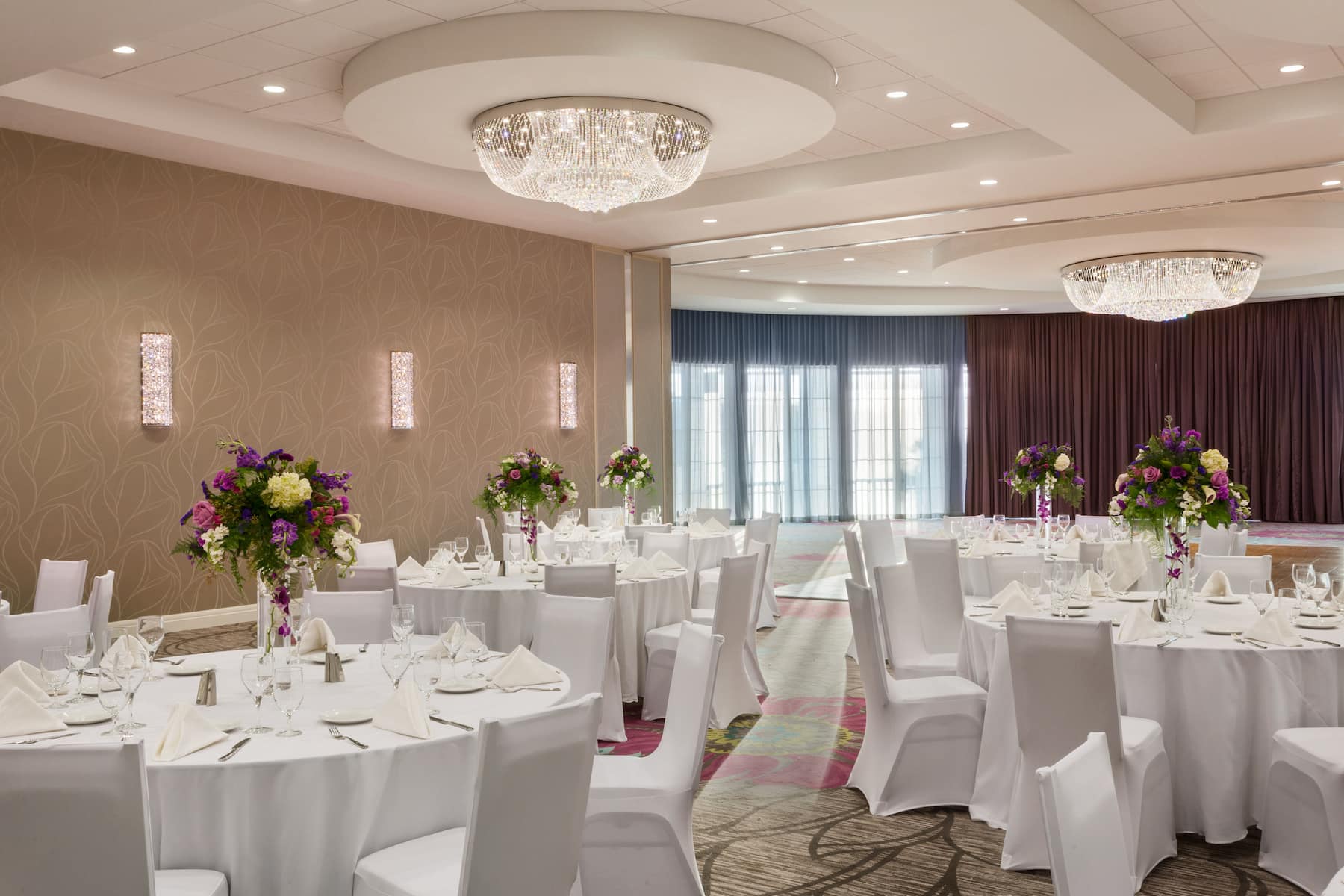 Wyndham Grand Jupiter at Harbourside Place ballroom in Jupiter, Florida