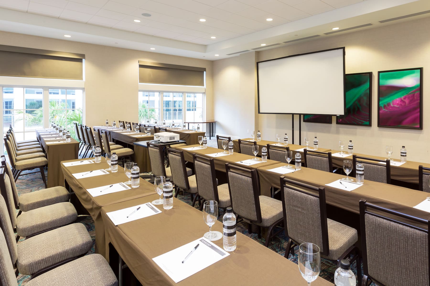 Meeting room at Wyndham Grand Jupiter at Harbourside Place in Jupiter, Florida
