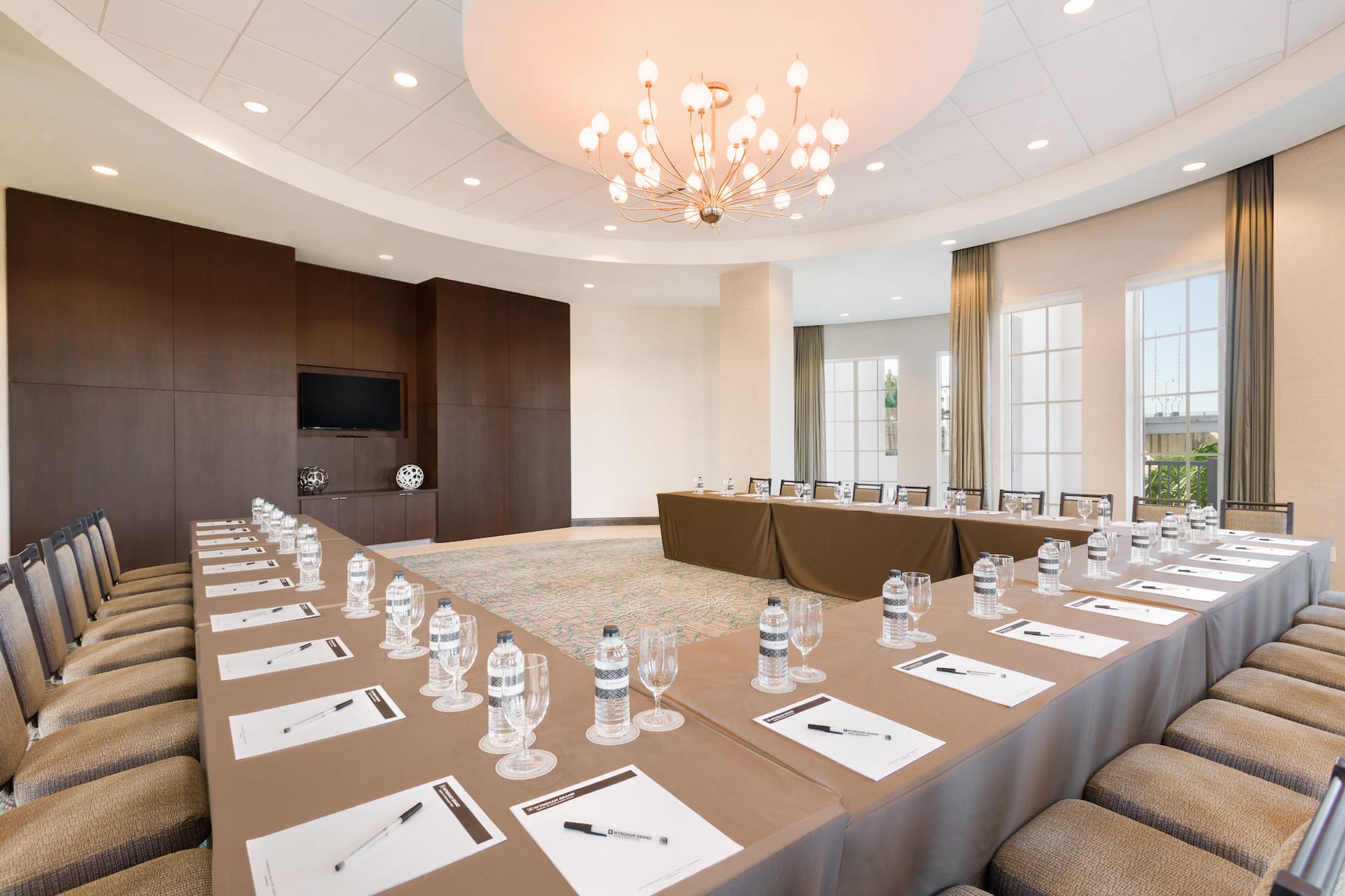 Meeting room at Wyndham Grand Jupiter at Harbourside Place in Jupiter, Florida