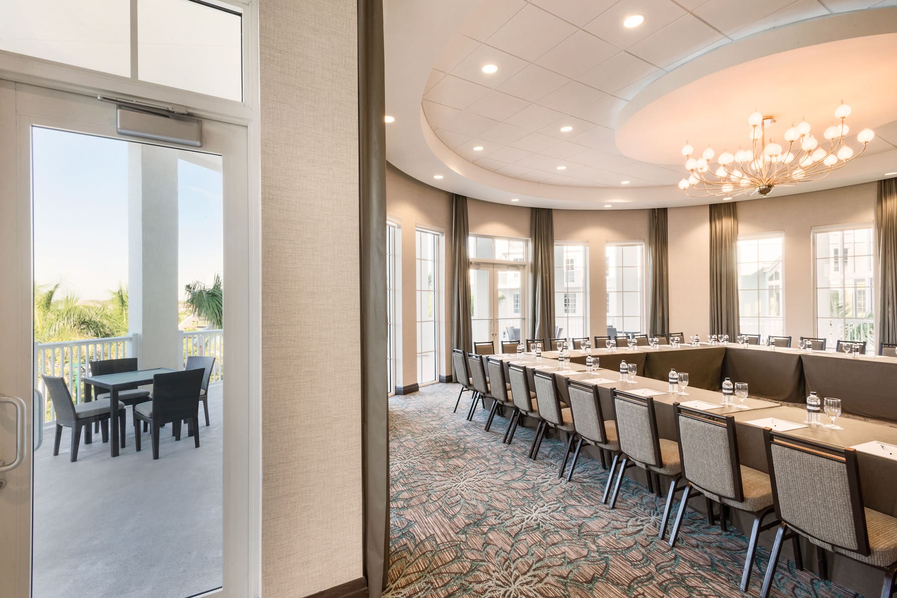 Meeting room at Wyndham Grand Jupiter at Harbourside Place in Jupiter, Florida