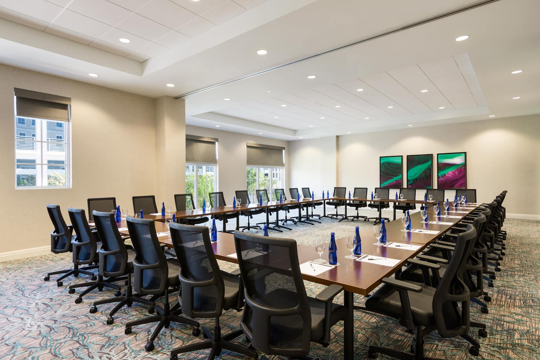 Meeting room at Wyndham Grand Jupiter at Harbourside Place in Jupiter, Florida