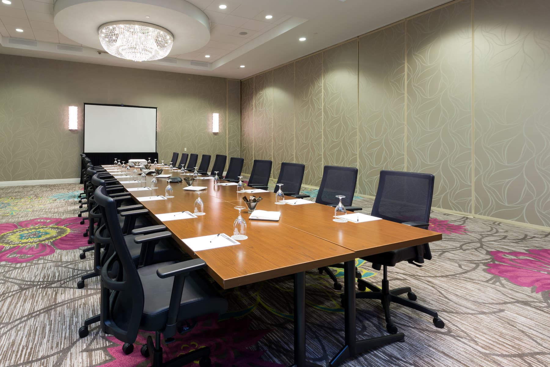 Meeting room at Wyndham Grand Jupiter at Harbourside Place in Jupiter, Florida