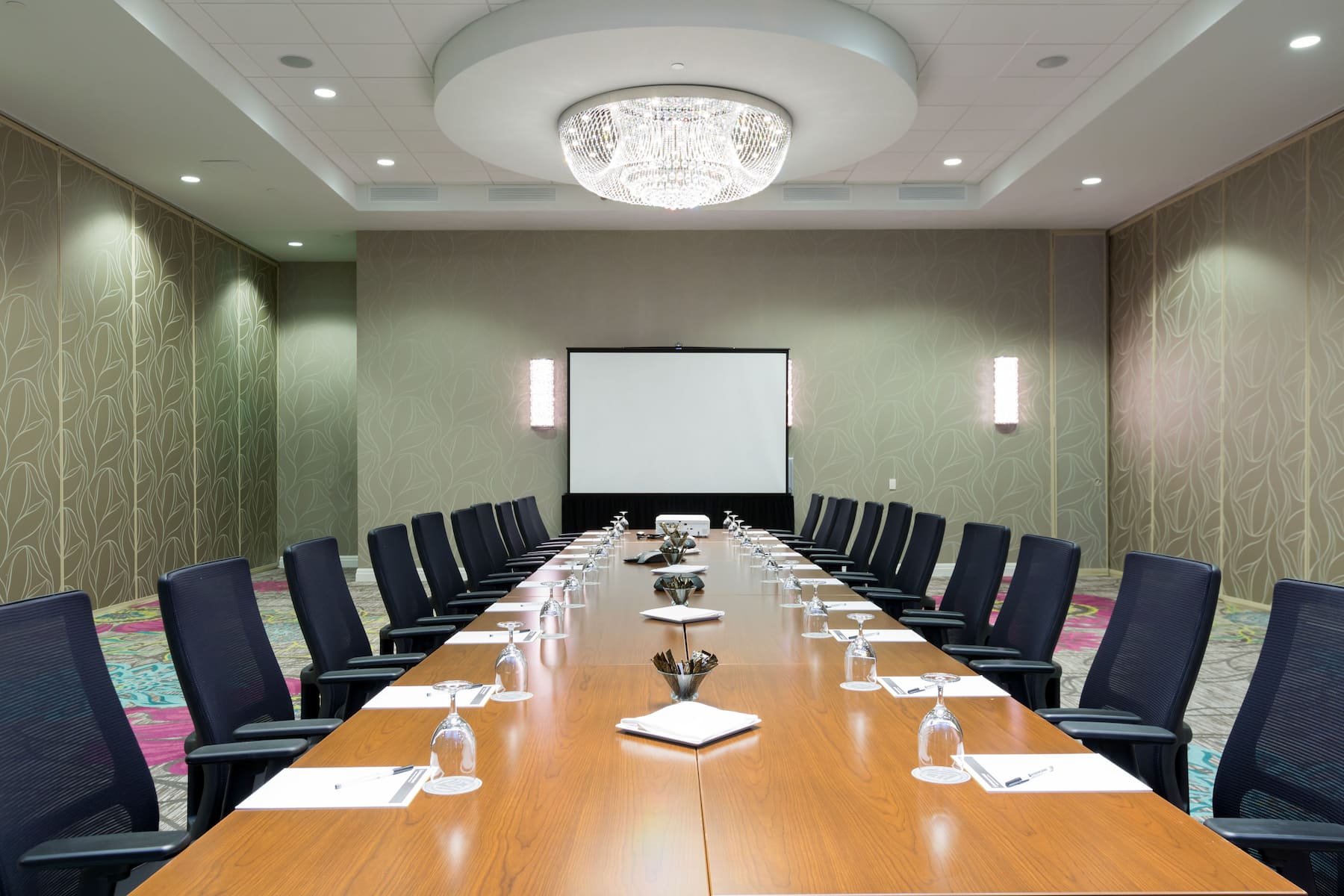 Meeting room at Wyndham Grand Jupiter at Harbourside Place in Jupiter, Florida