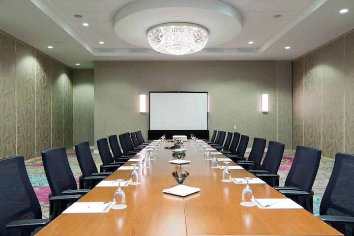 Meeting room at Wyndham Grand Jupiter at Harbourside Place in Jupiter, Florida