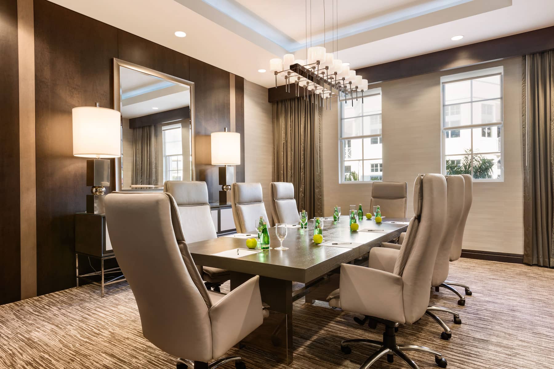 Meeting room at Wyndham Grand Jupiter at Harbourside Place in Jupiter, Florida