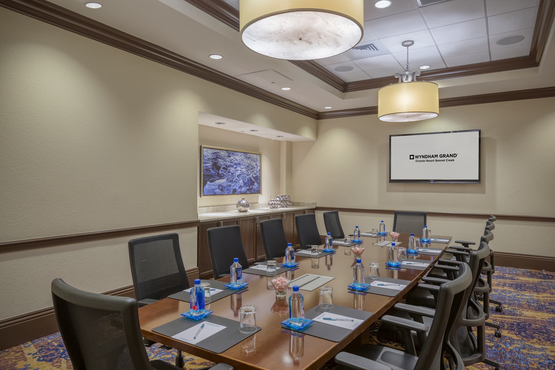 Meeting room at Wyndham Grand Orlando Resort Bonnet Creek in Orlando, Florida