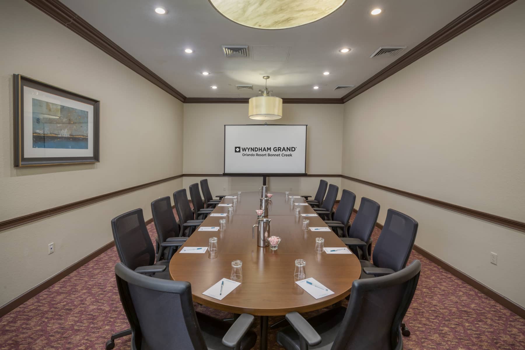 Meeting room at Wyndham Grand Orlando Resort Bonnet Creek in Orlando, Florida