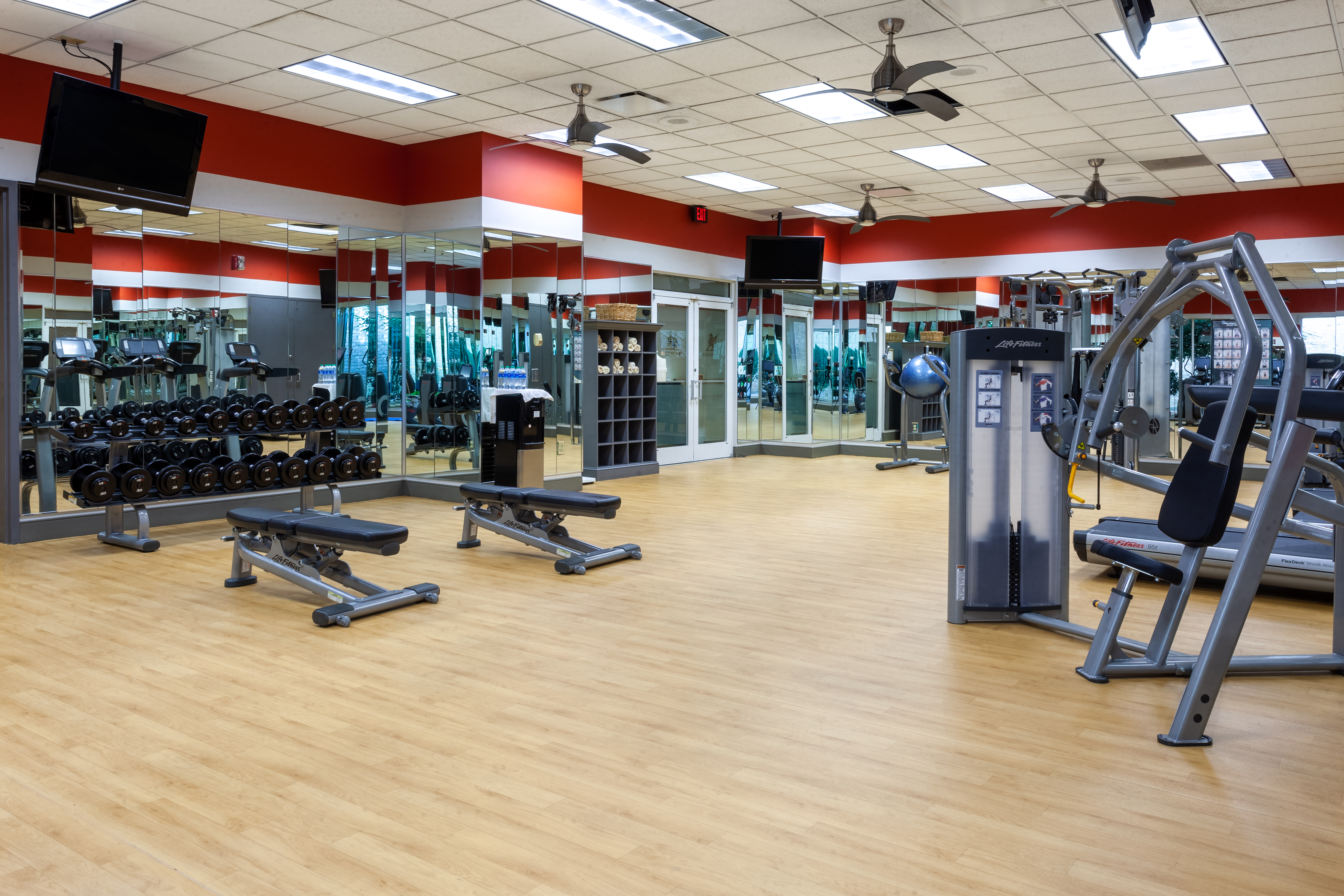 Fitness room at Grandover Resort & Spa, a Wyndham Grand Hotel in Greensboro, North Carolina