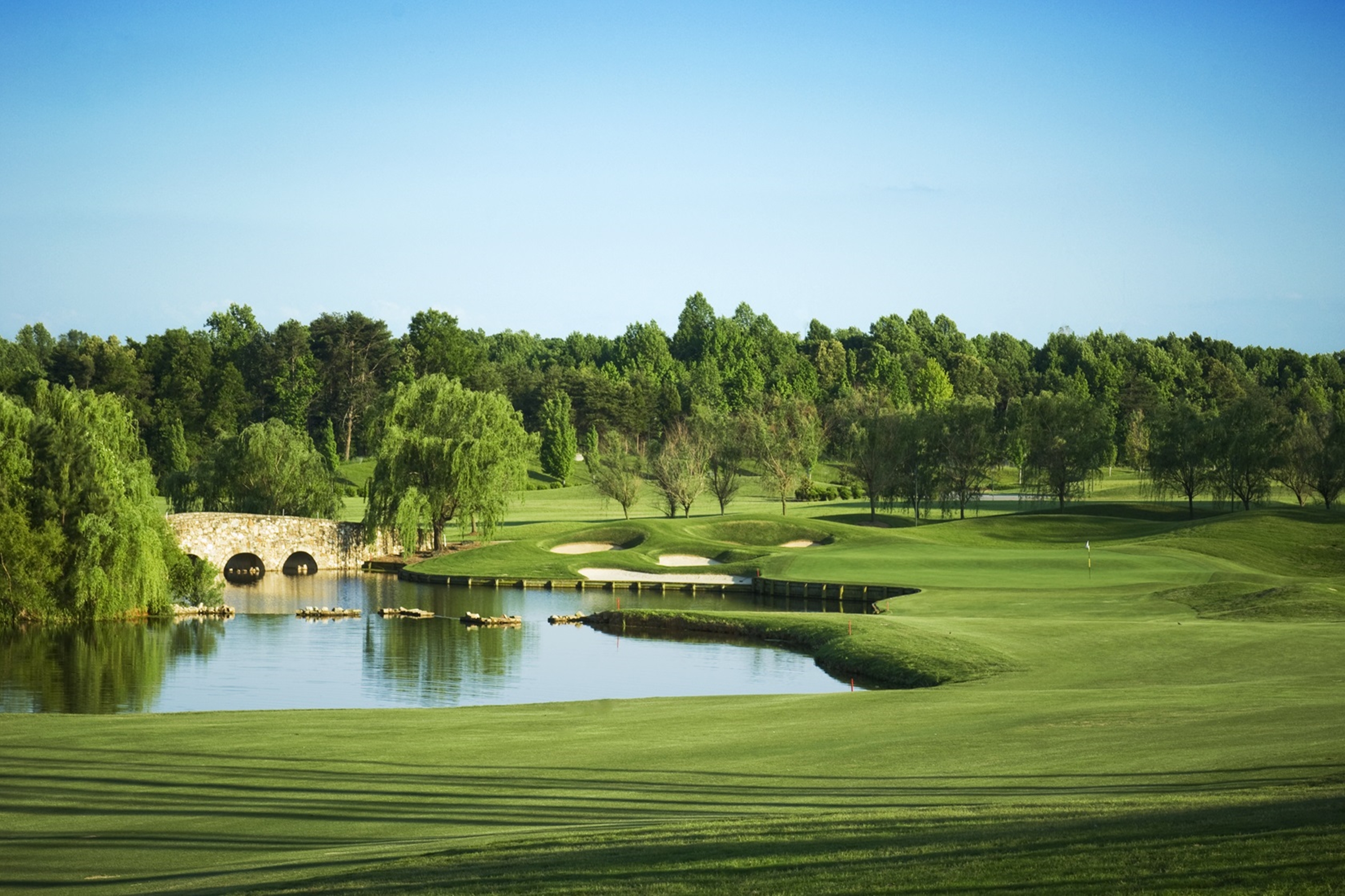 Golf course at Grandover Resort & Spa, a Wyndham Grand Hotel in Greensboro, North Carolina
