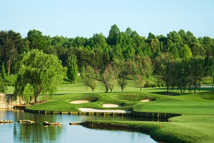Golf course at Grandover Resort & Spa, a Wyndham Grand Hotel in Greensboro, North Carolina