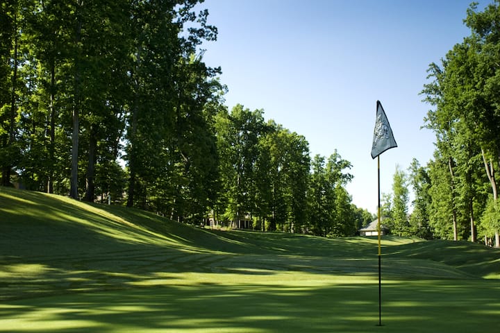 Golf course at Grandover Resort & Spa, a Wyndham Grand Hotel in Greensboro, North Carolina