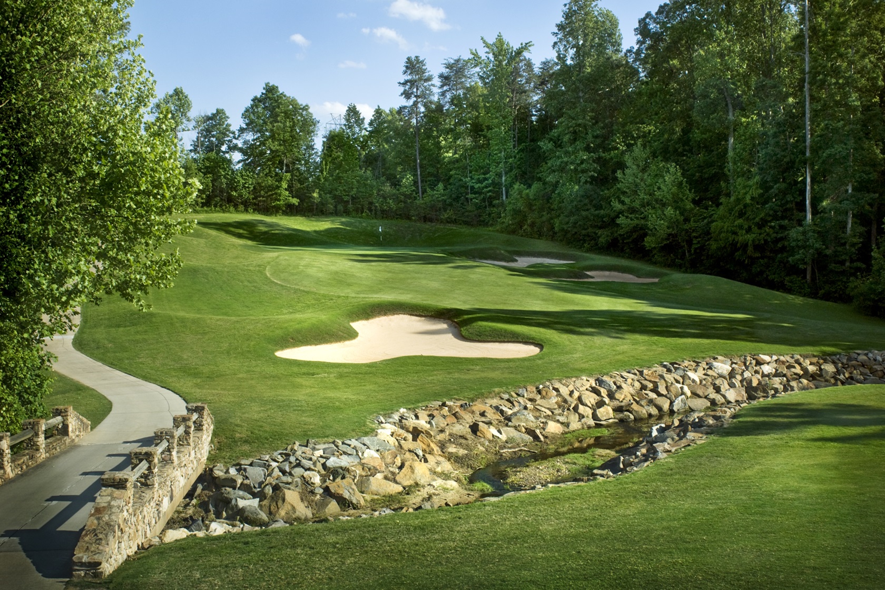 Golf course at Grandover Resort & Spa, a Wyndham Grand Hotel in Greensboro, North Carolina