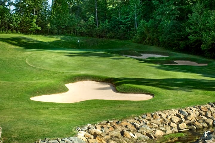 Golf course at Grandover Resort & Spa, a Wyndham Grand Hotel in Greensboro, North Carolina