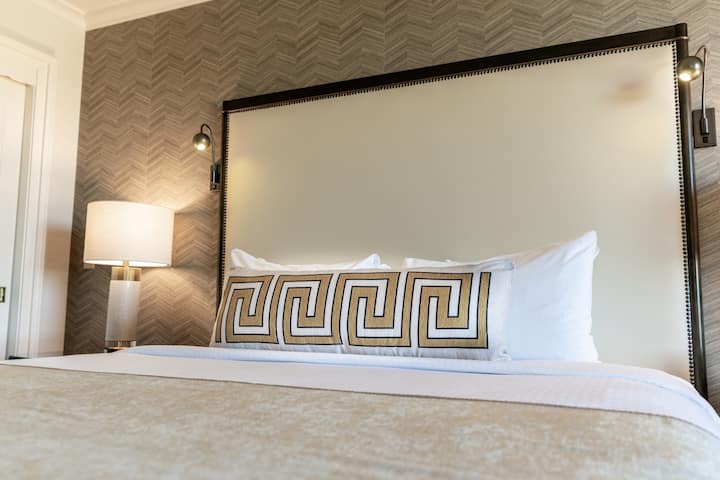 Guest room at the Grandover Resort & Spa, a Wyndham Grand Hotel in Greensboro, North Carolina