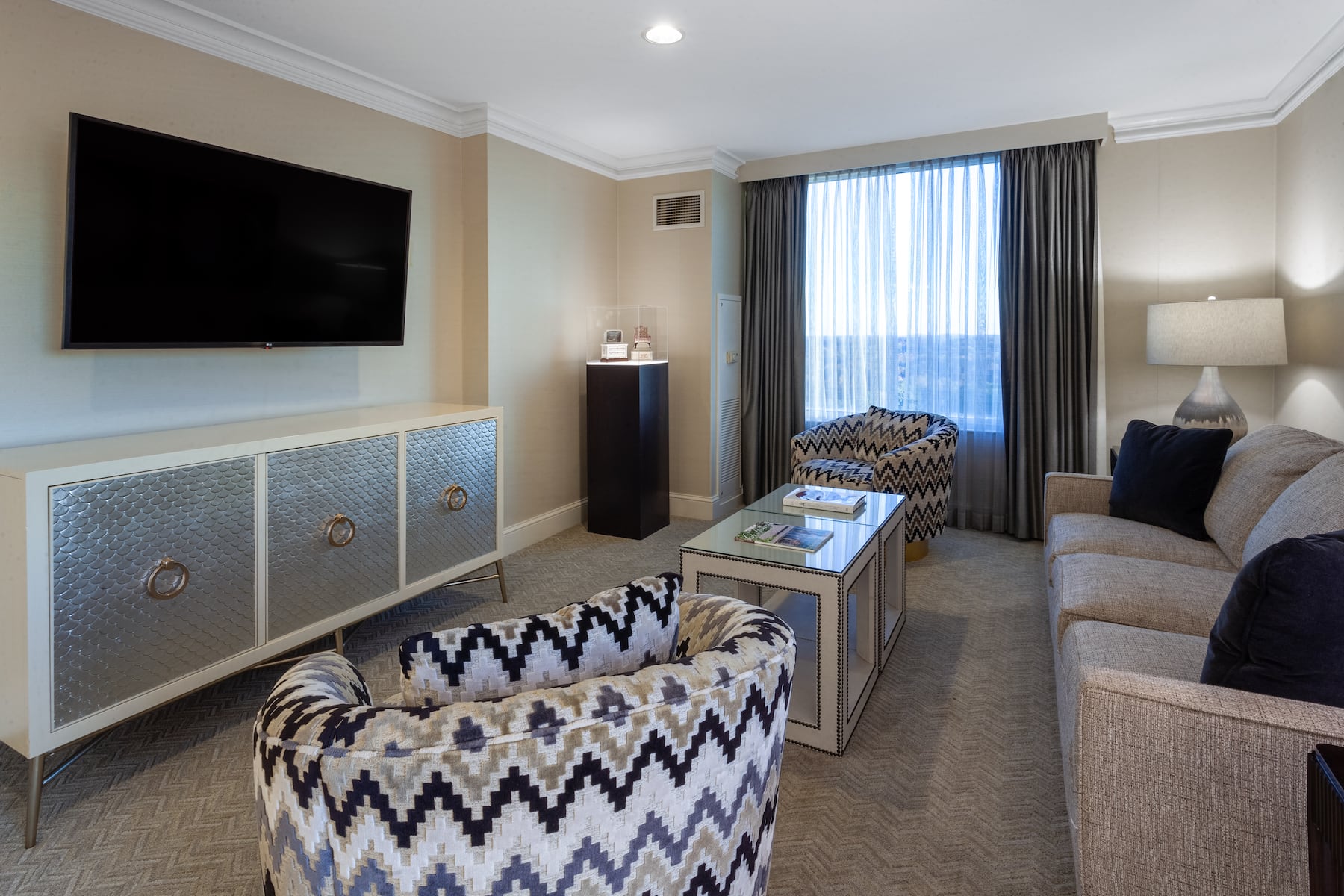 Guest room at the Grandover Resort & Spa, a Wyndham Grand Hotel in Greensboro, North Carolina