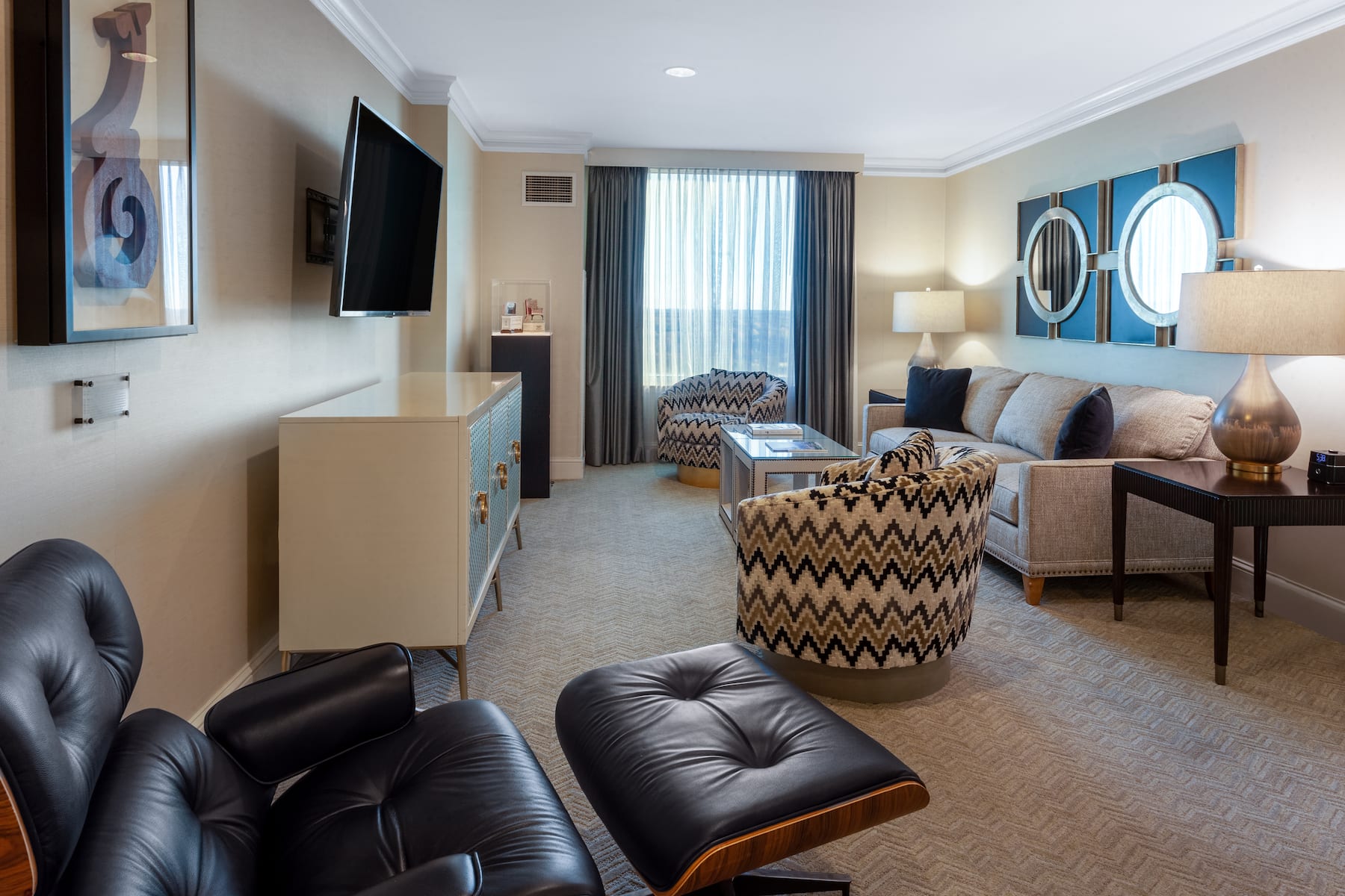 Guest room at the Grandover Resort & Spa, a Wyndham Grand Hotel in Greensboro, North Carolina