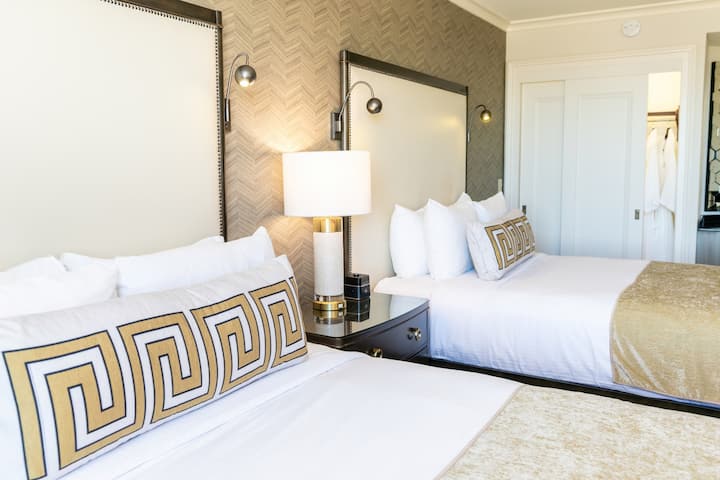 Guest room at the Grandover Resort & Spa, a Wyndham Grand Hotel in Greensboro, North Carolina