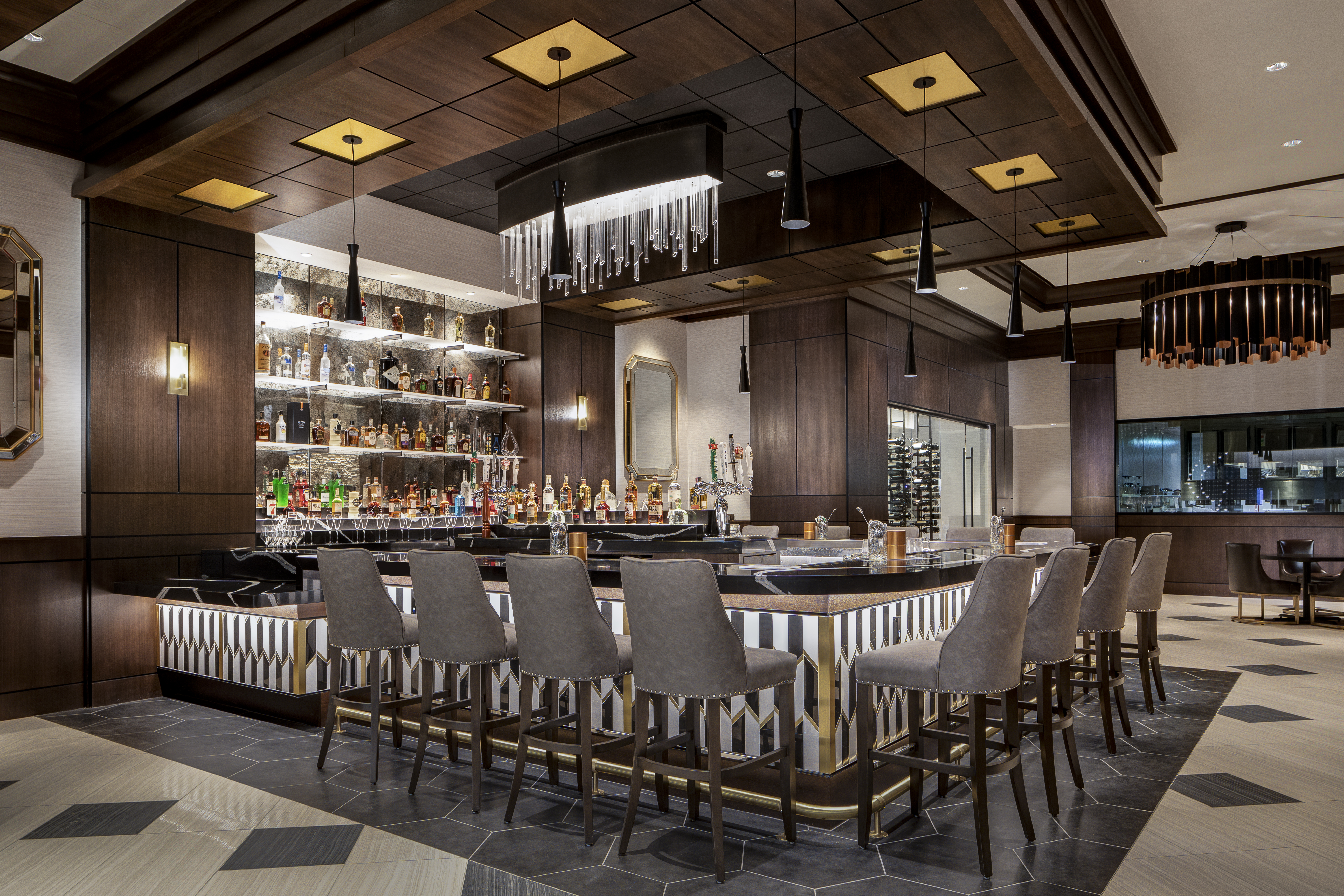 Bar at Choctaw Casino & Resort Durant, a Wyndham Grand Hotel in Durant, Oklahoma