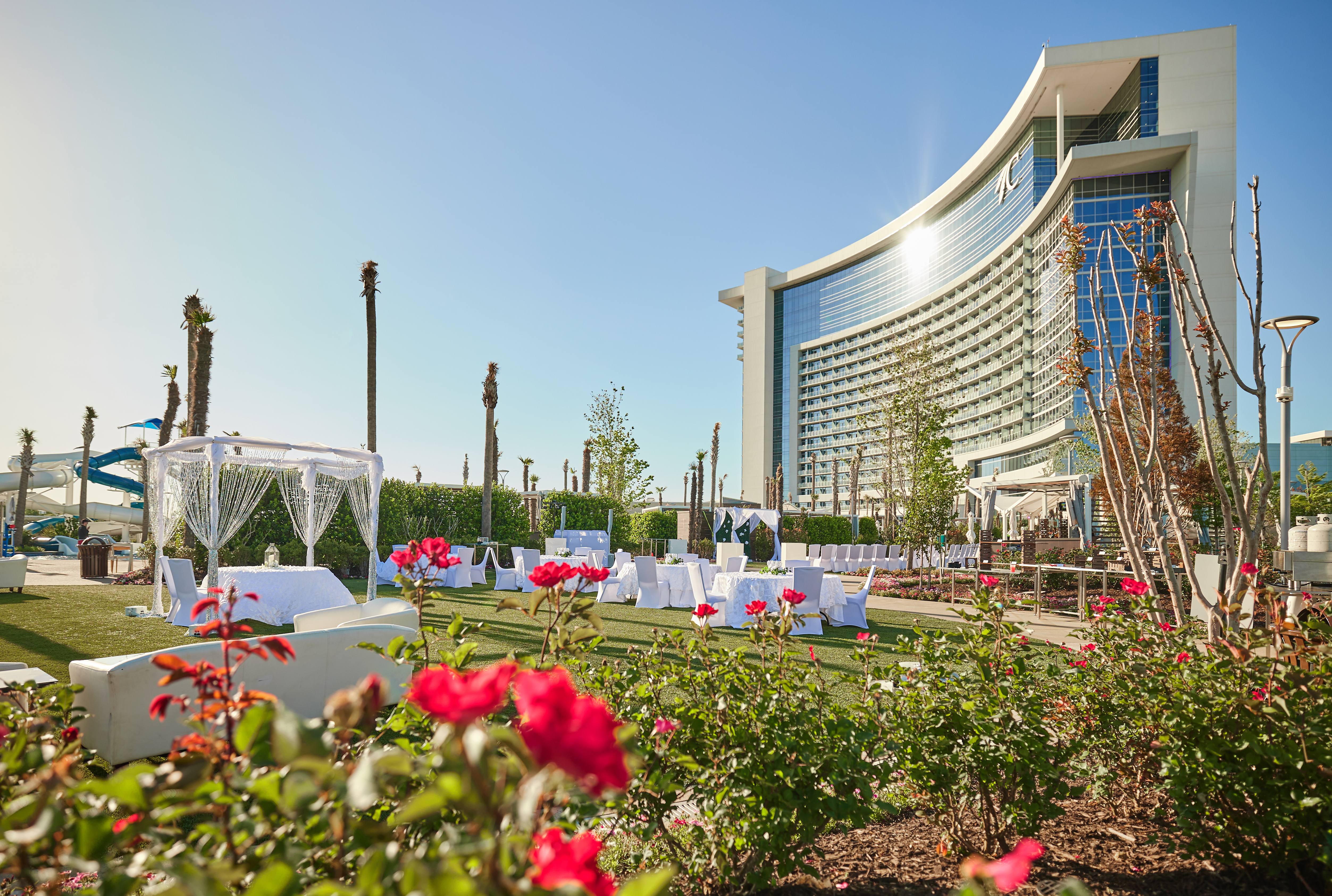 Pool at the Choctaw Casino & Resort Durant, a Wyndham Grand Hotel in Durant, Oklahoma