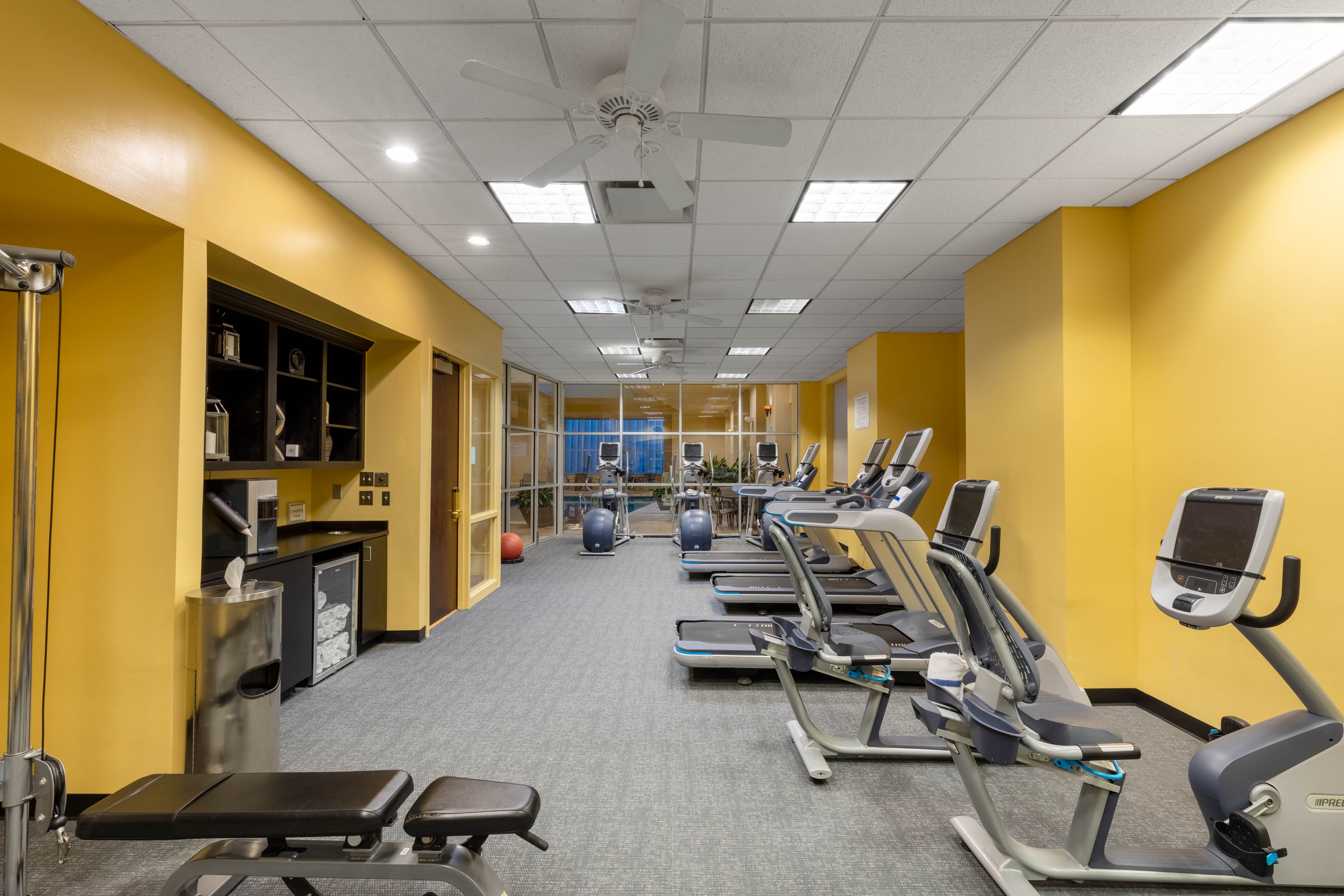 Fitness room at Wyndham Grand Oklahoma City Downtown in Oklahoma City, Oklahoma